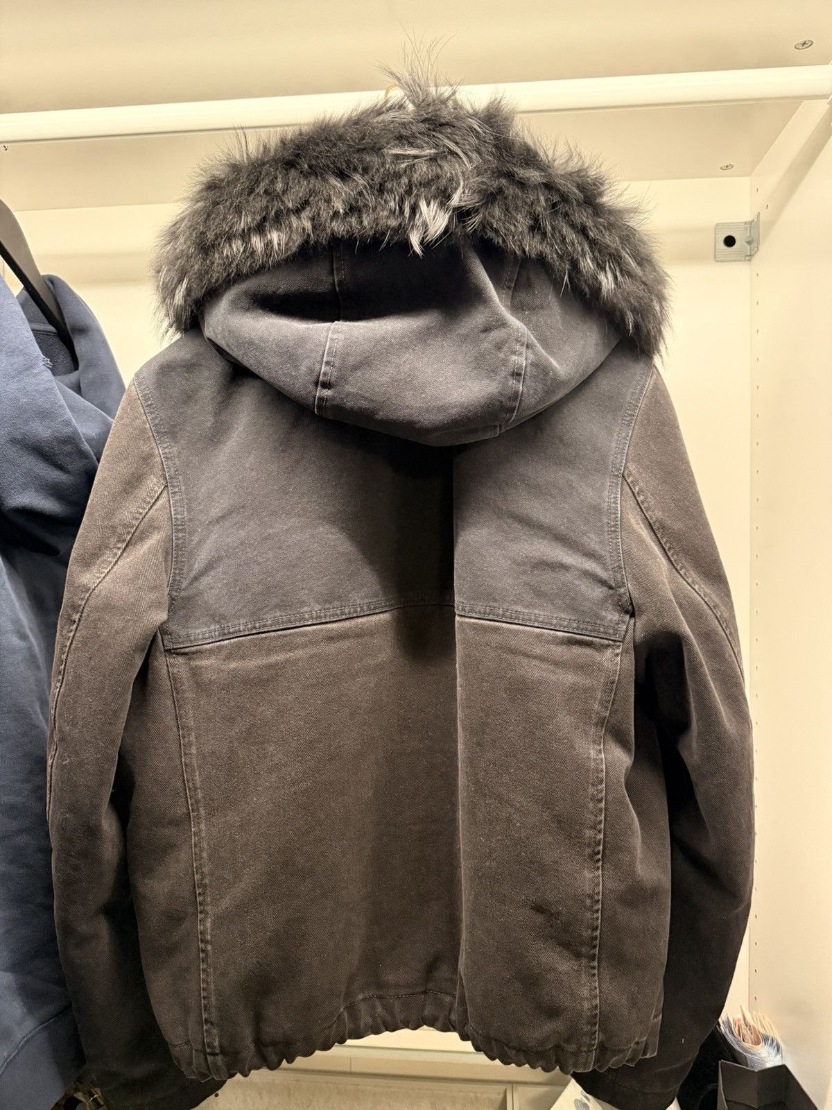 Louis Vuitton Louis Vuitton Denim Blouson With Fur Hood Size US M / EU 48-50 / 2 - 9 Thumbnail