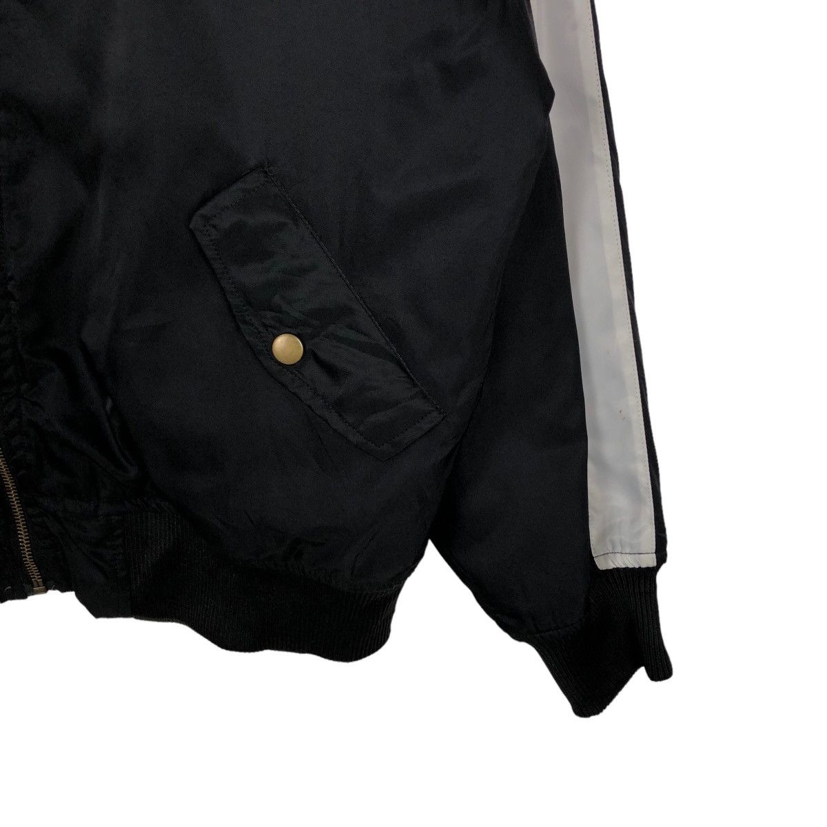Japanese Brand 🔥RIOT RIOT VINTAGE BOMBER JACKET IGNI UTILITY BLACK Size US M / EU 48-50 / 2 - 4 Thumbnail