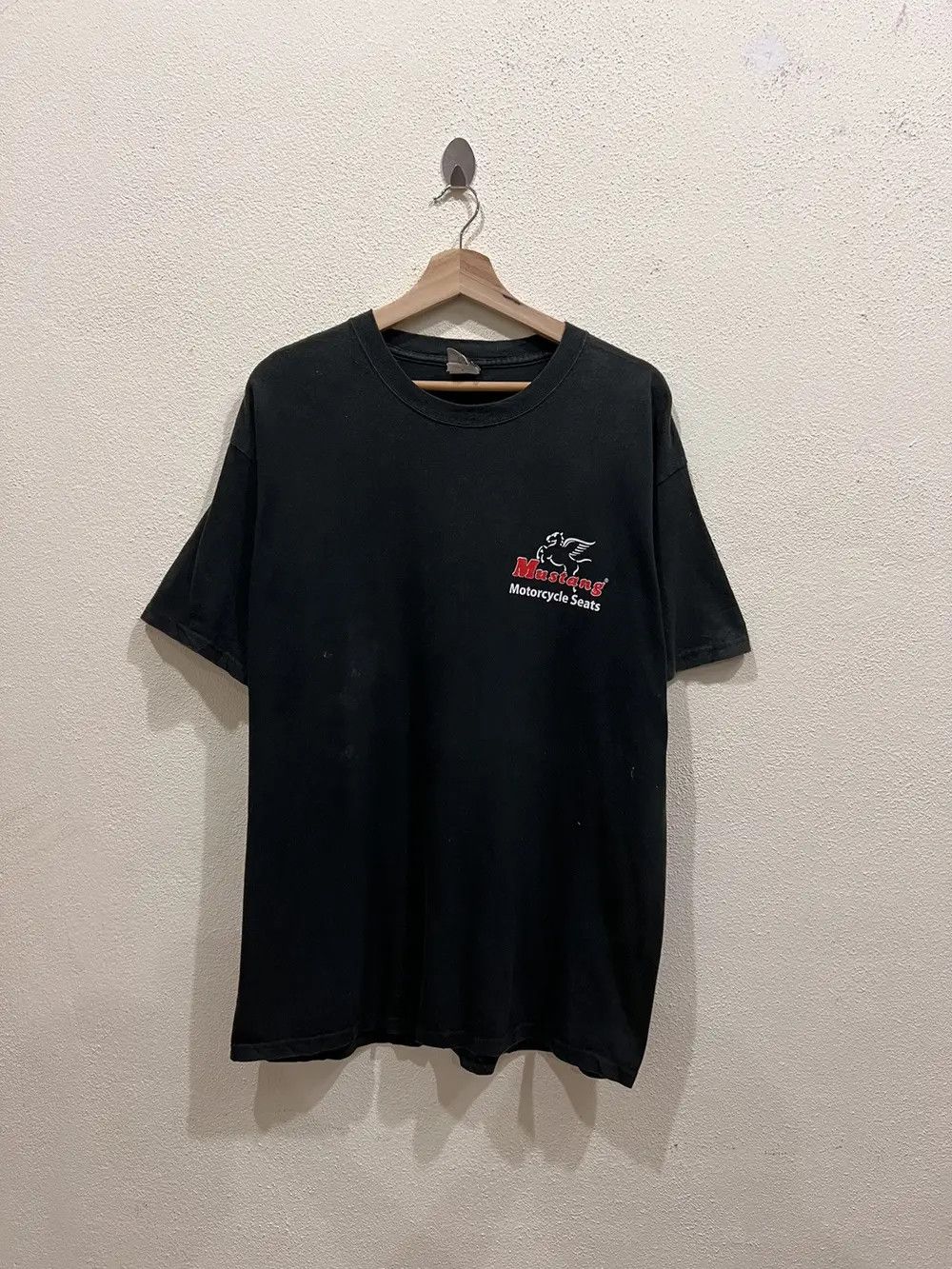 Mustang Vintage Mustang Motorcycles Tshirt Size US XL / EU 56 / 4 - 3 Thumbnail