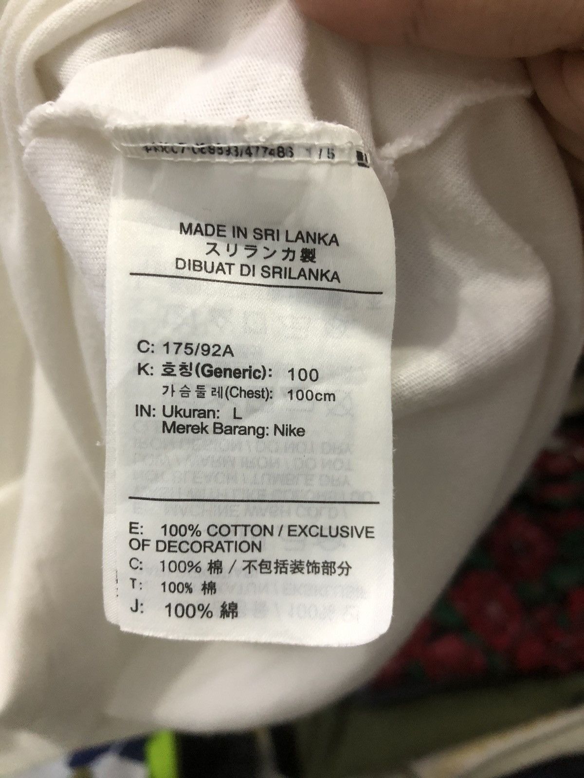 Nike Nike Swoosh logo white shirt Size US M / EU 48-50 / 2 - 7 Thumbnail