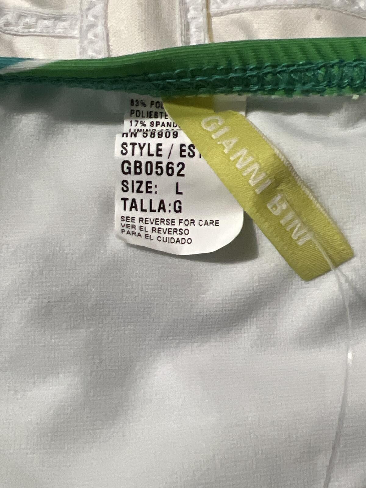 Other Gianni Bini Basil Green One-Shoulder Bikini Set - Size L Size ONE SIZE - 7 Thumbnail