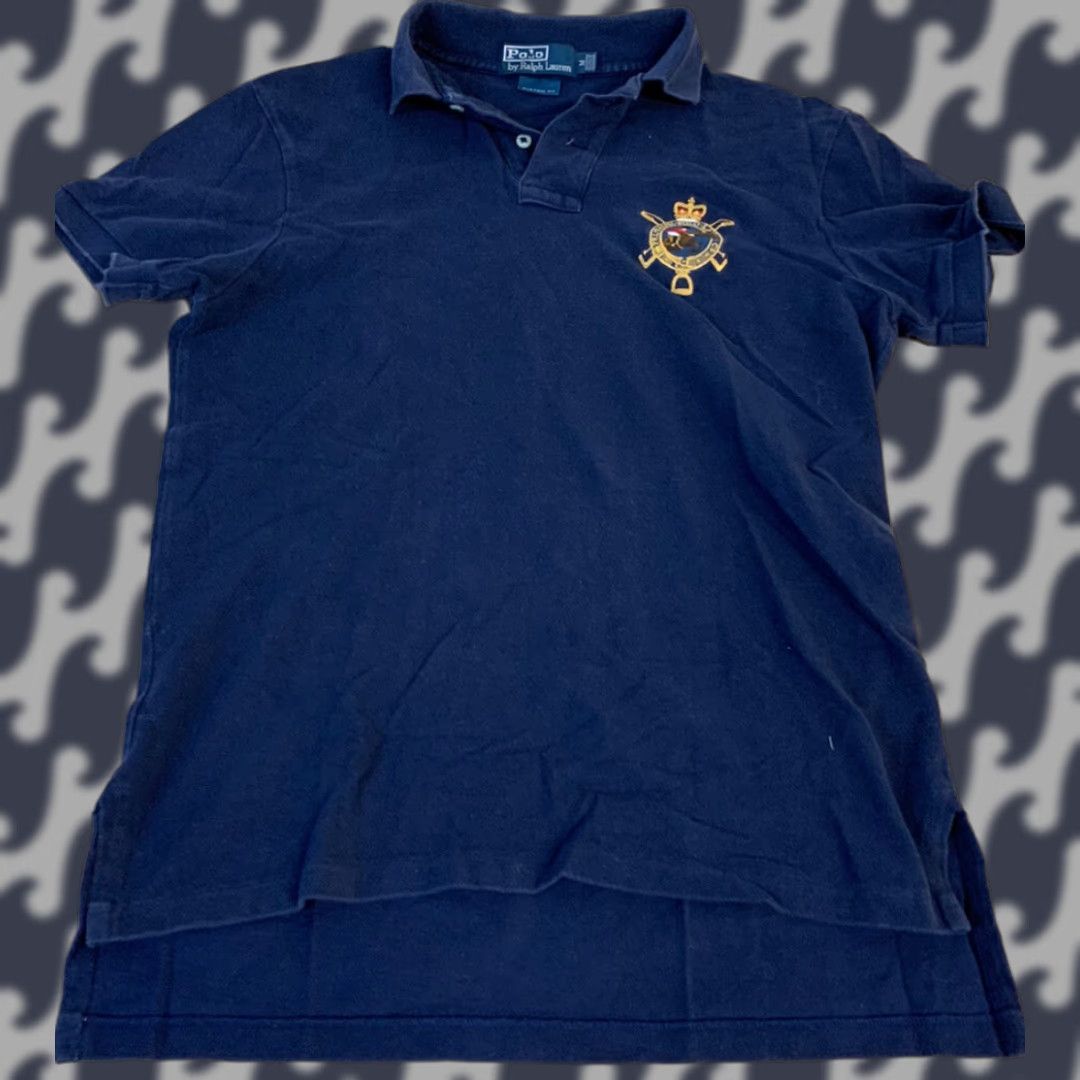 Polo Ralph Lauren Polo Ralph Lauren Shirt Adult M Blue Short Sleeve Solid Mens Size US M / EU 48-50 / 2 - 1 Thumbnail
