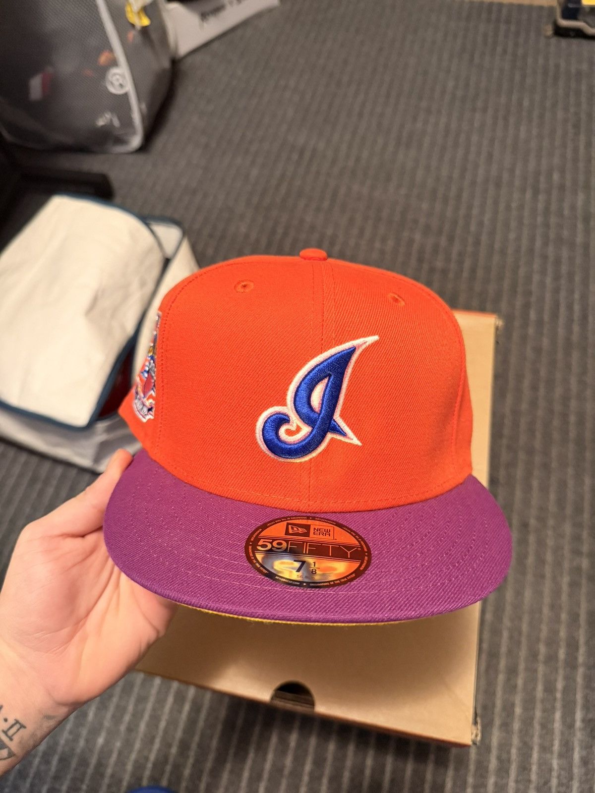 New Era × Stussy Stussy New Era Curly S fitted hat Orange 7 1/8