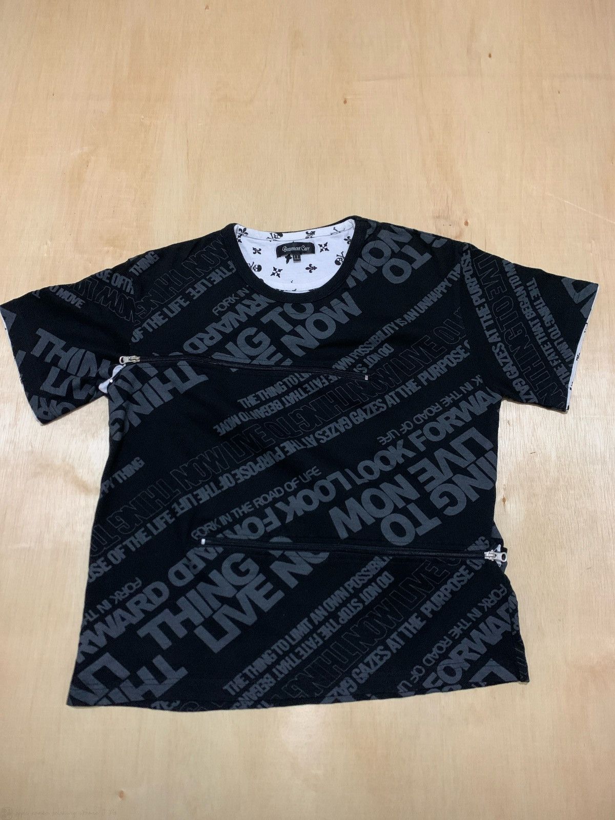 If Six Was Nine × Japanese Brand × Le Grande Bleu (L.G.B.) Y2k Poem Beaumont Carr Skull Zipper Ifsixwasnine Punk style Size US L / EU 52-54 / 3 - 2 Thumbnail