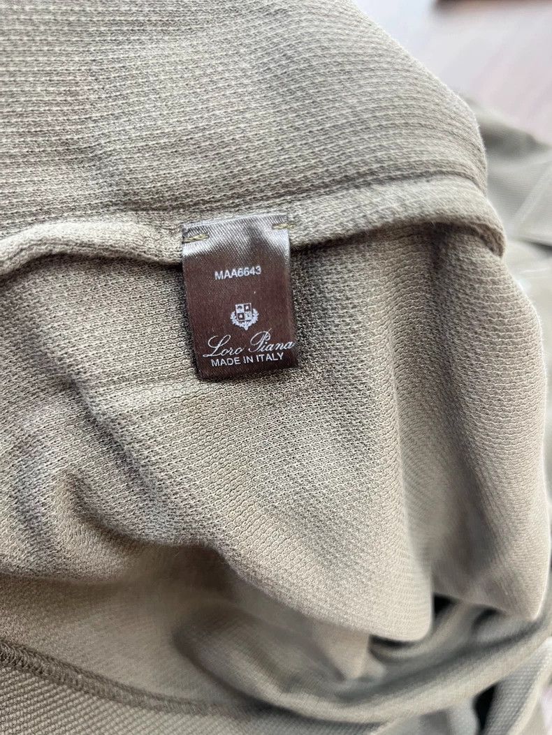 Loro Piana LORO PIANA Knitted long sleeve Polo shirt Size 3XL / US 20-22 - 4 Thumbnail
