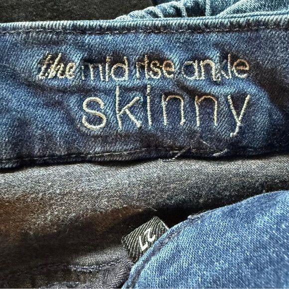 7 For All Mankind 7 For All Mankind Skinny Jeans Sz 27 Dark Wash Stretch Denim Size 27" / US 4 / IT 40 - 8 Thumbnail