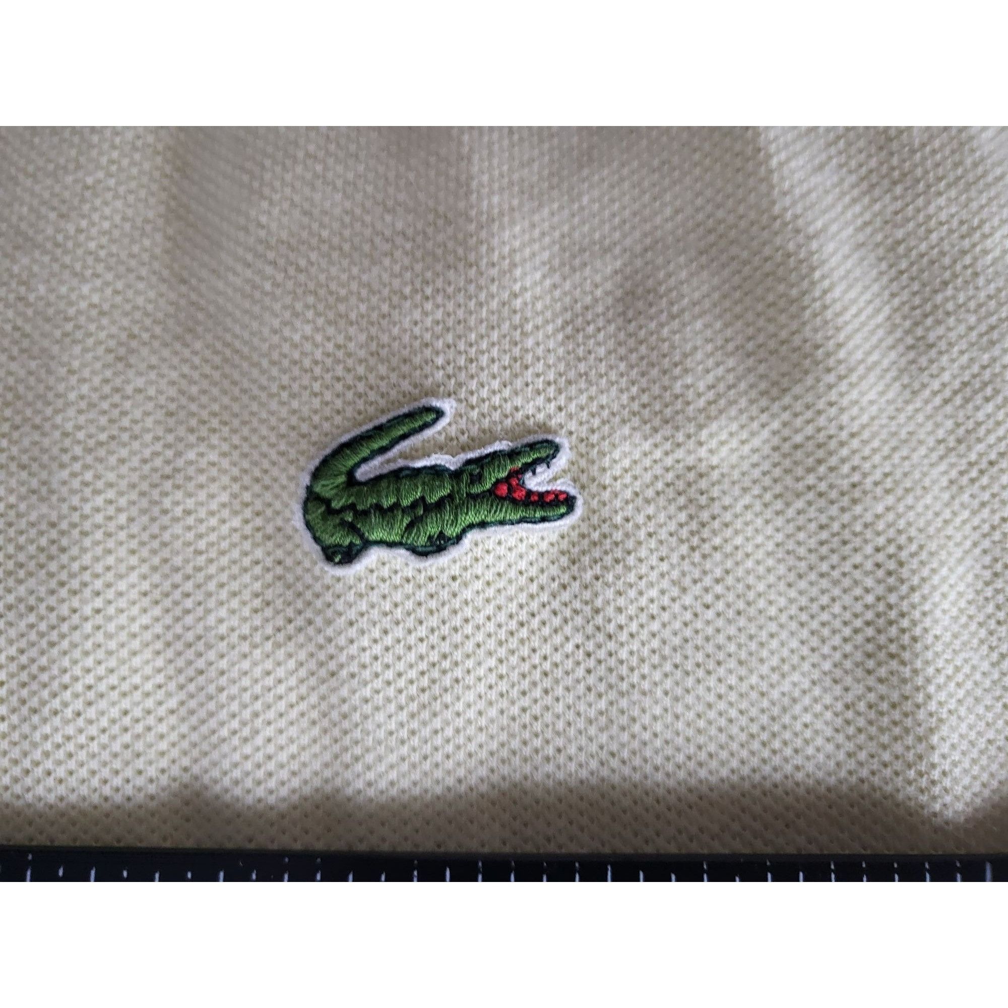 Lacoste Vtg Izod Lacoste Polo Shirt Men Sz L Yellow Embroidered Clas Size US L / EU 52-54 / 3 - 5 Thumbnail