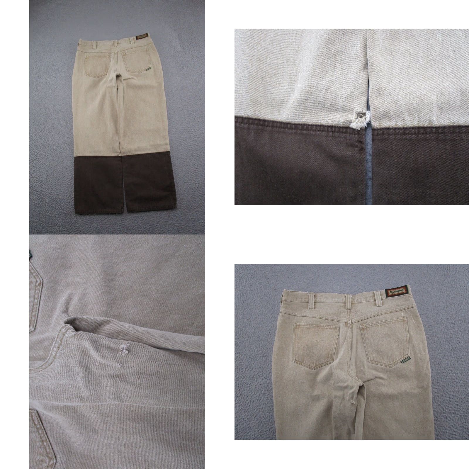 Vintage Remington Pants Mens 36x28 Chino Brown Cotton Regular Straight Outdoor Pockets Read Size US 36 / EU 52 - 9 Thumbnail