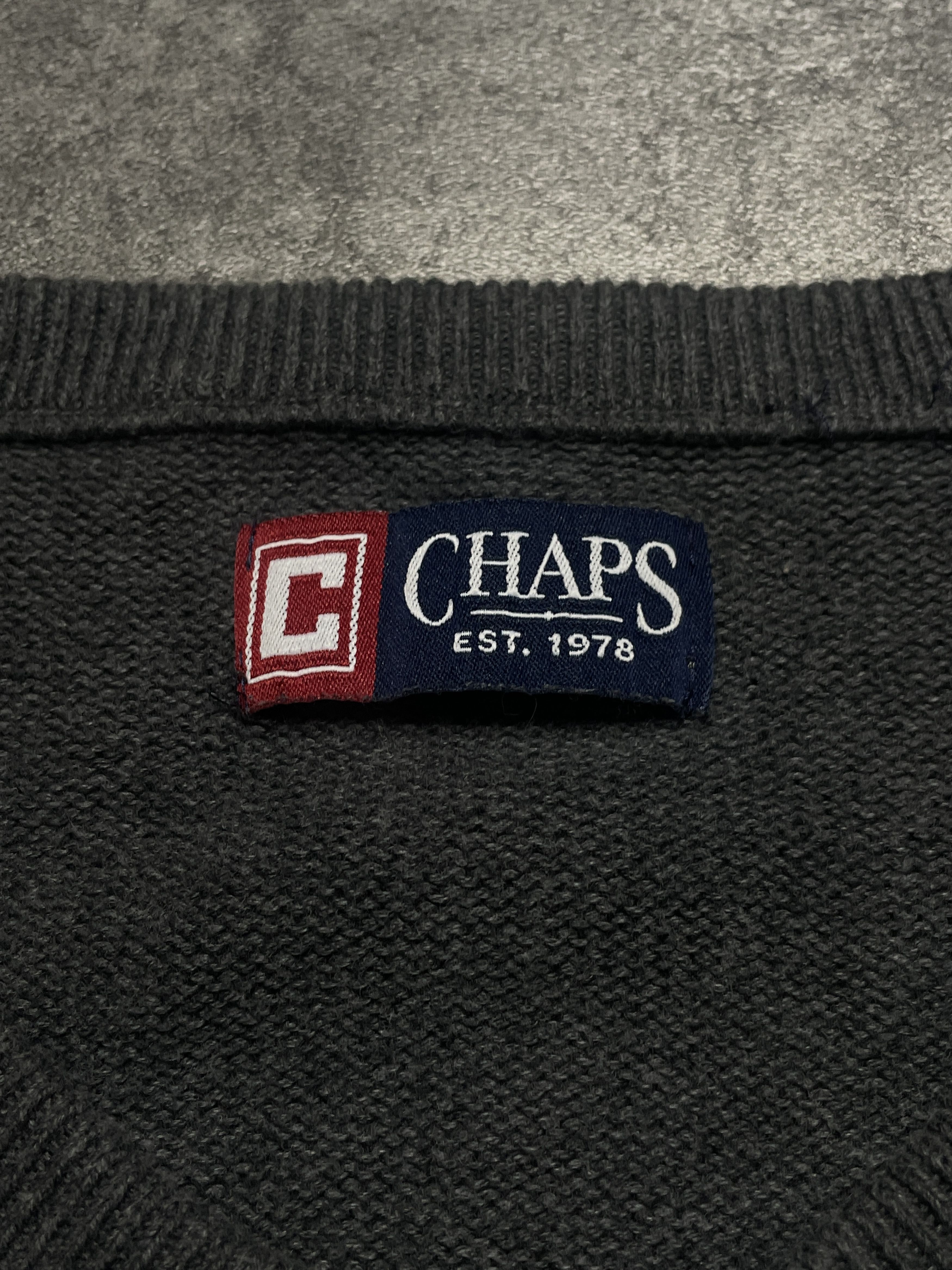 Chaps Chaps Vintage Y2K Cable Sweater Boxy Premium Luxury Size US XXL / EU 58 / 5 - 5 Thumbnail