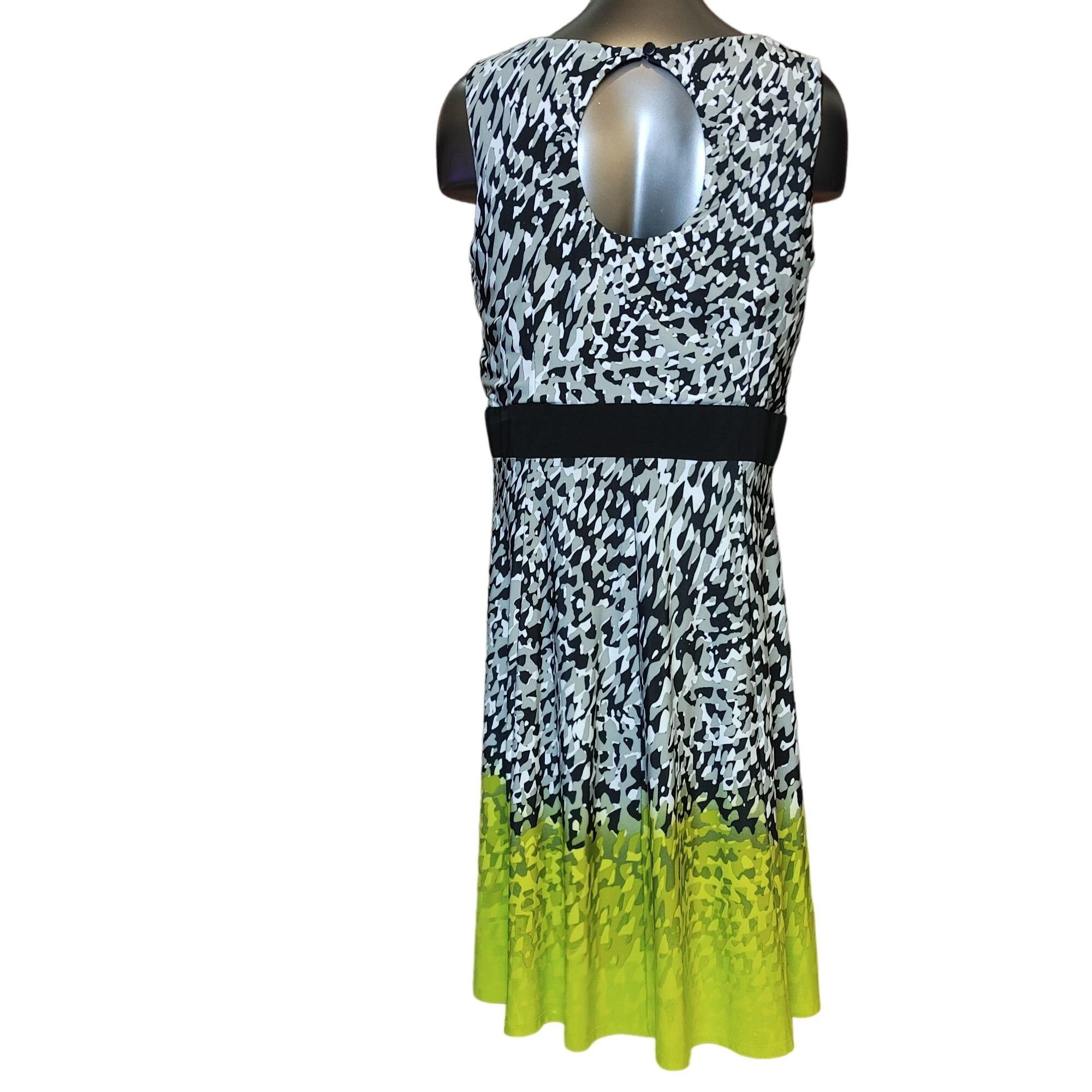 Other EMMA & MICHELE Womens XL Black White Yellow Sleeveless Summe Size XL / US 12-14 / IT 48-50 - 2 Thumbnail