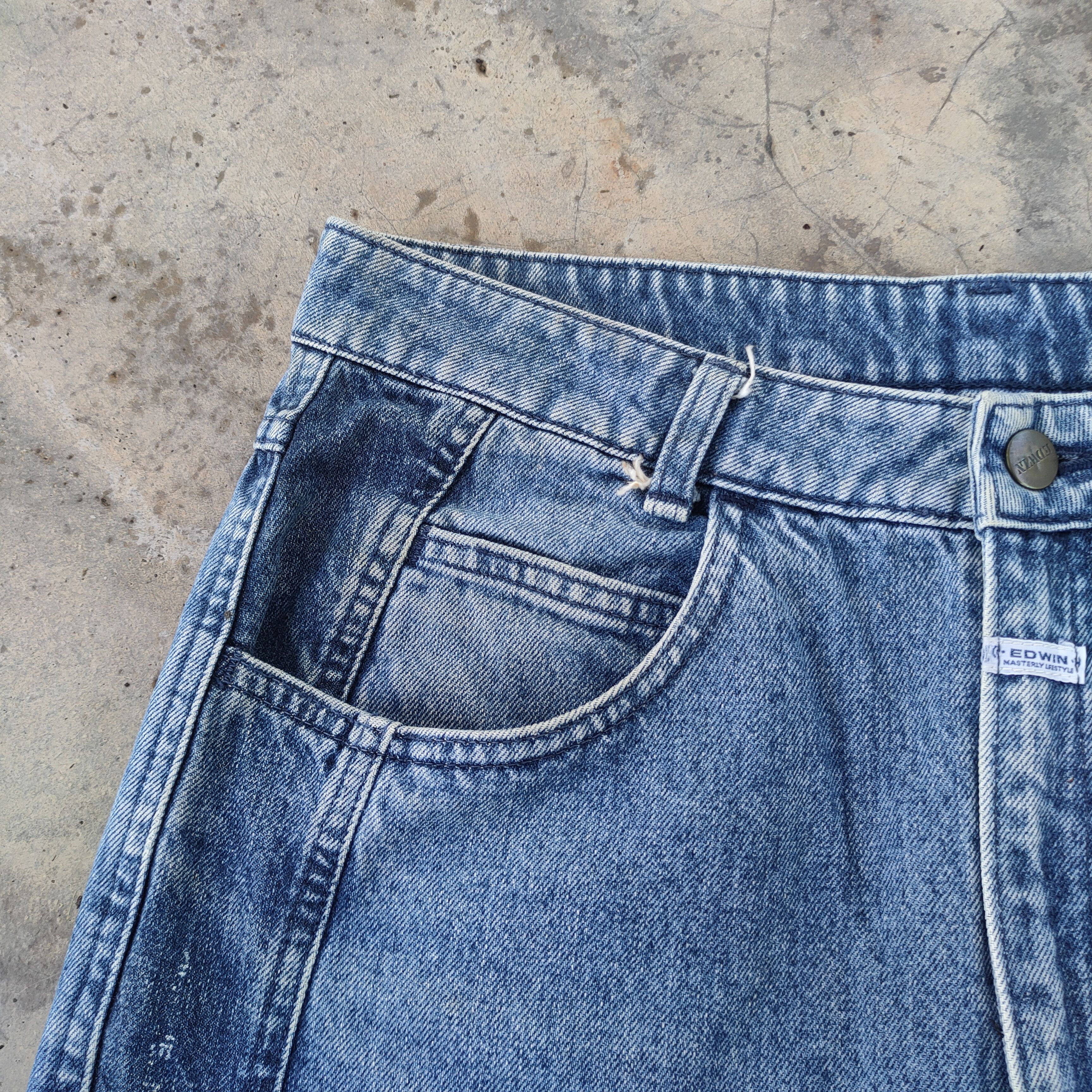 Edwin VINTAGE EDWIN FADED JEANS DENIM PANTS Size US 30 / EU 46 - 8 Thumbnail