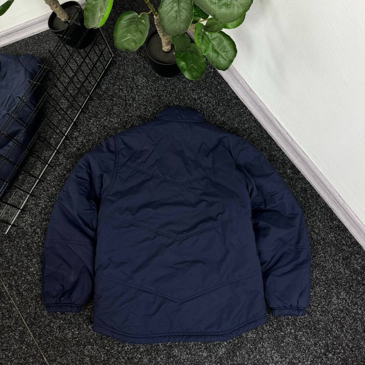 Nike Nike vintage jacket mini swoosh techwear navy blue boxy Size US S / EU 44-46 / 1 - 4 Thumbnail