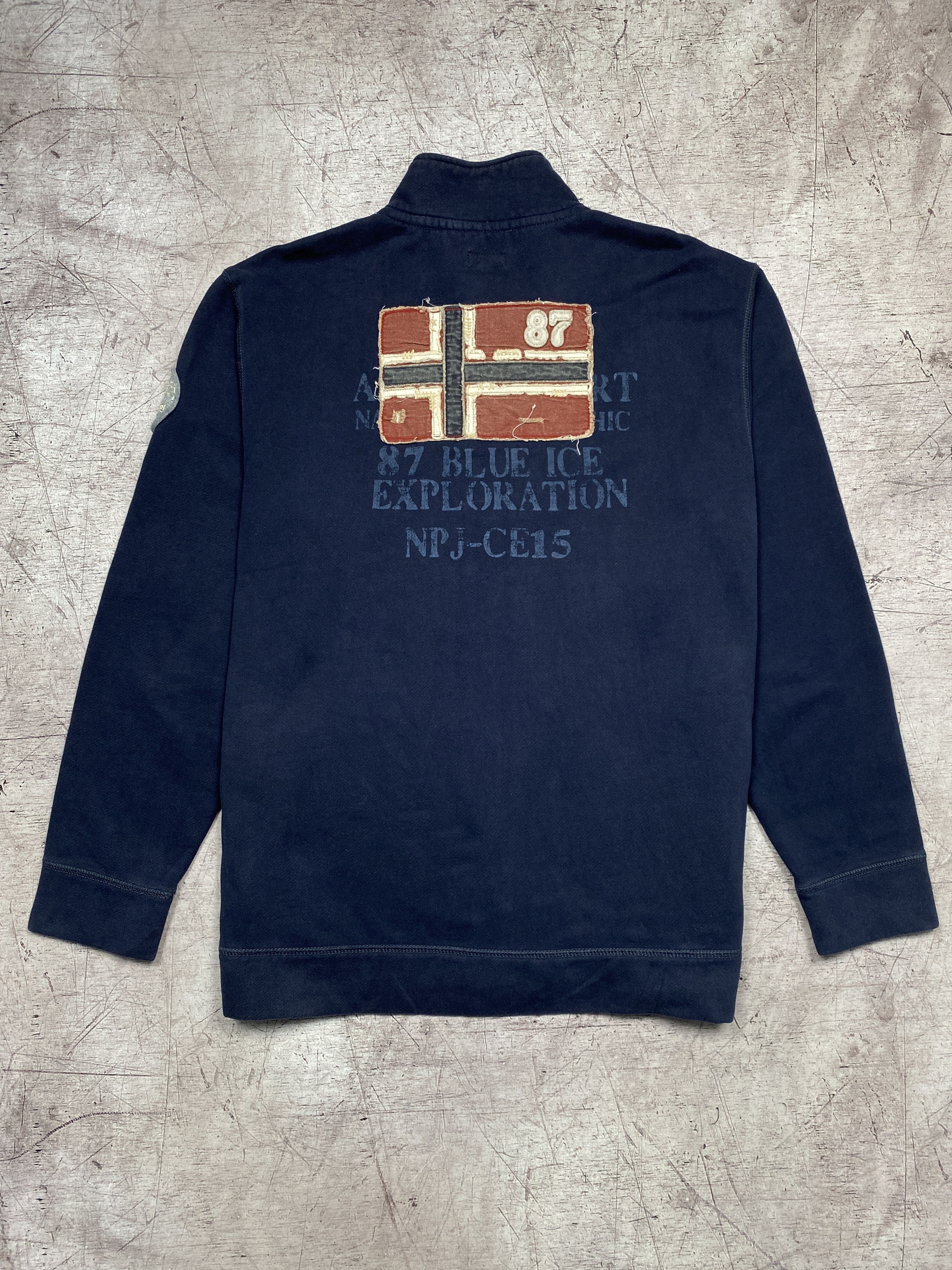 NAPAPIJRI X VINTAGE NAPAPIJRI VINTAGE MENS FULL ZIP HOODIE