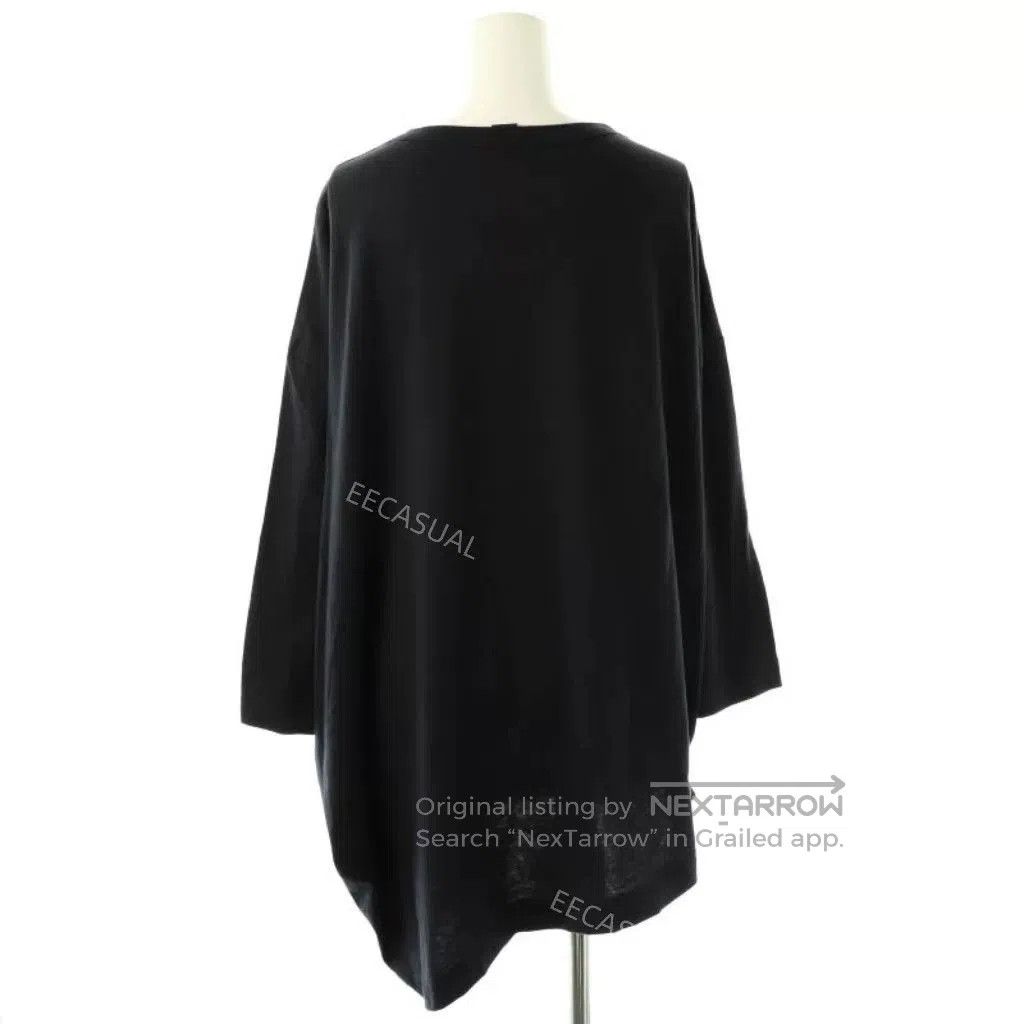 Y's Yamamoto Black Blue Letter Oversize T. Size M / US 6-8 / IT 42-44 - 3 Thumbnail