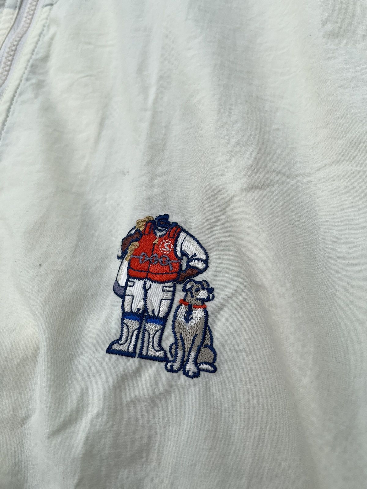 Japanese Brand Sina Cava Summer Coach Light Jacket Beige Y2K Style Vintage Size US XXL / EU 58 / 5 - 3 Thumbnail