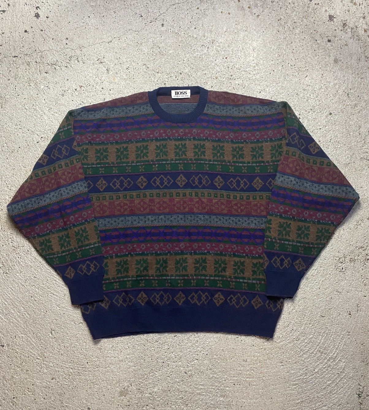 Hugo Boss Hugo boss vintage knitwear sweater italy grandpa retro Size US XL / EU 56 / 4 - 2 Thumbnail
