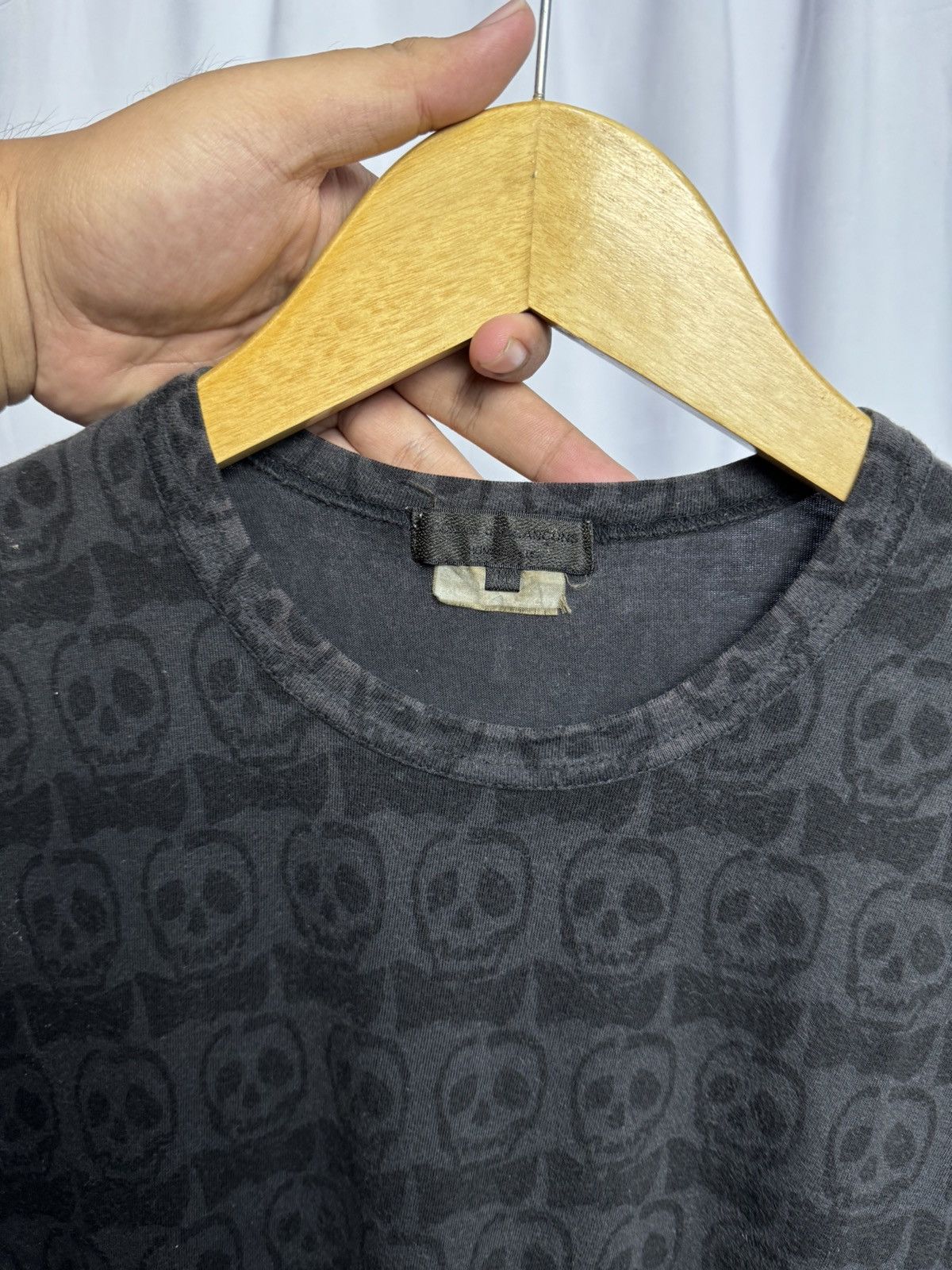 Comme des Garcons Homme Plus × Japanese Brand × Junya Watanabe 💀Rare💀Comme Des Garcons Homme Skulls Tees ifsix Size US M / EU 48-50 / 2 - 4 Thumbnail