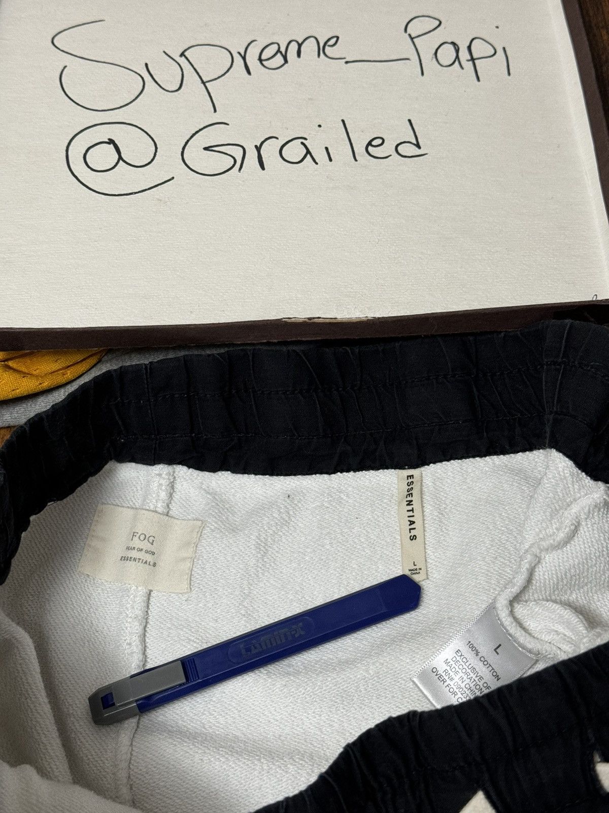FOG 💥 OG FOG Fear of God Essentials Shorts SZ Large White Size US 34 / EU 50 - 9 Thumbnail