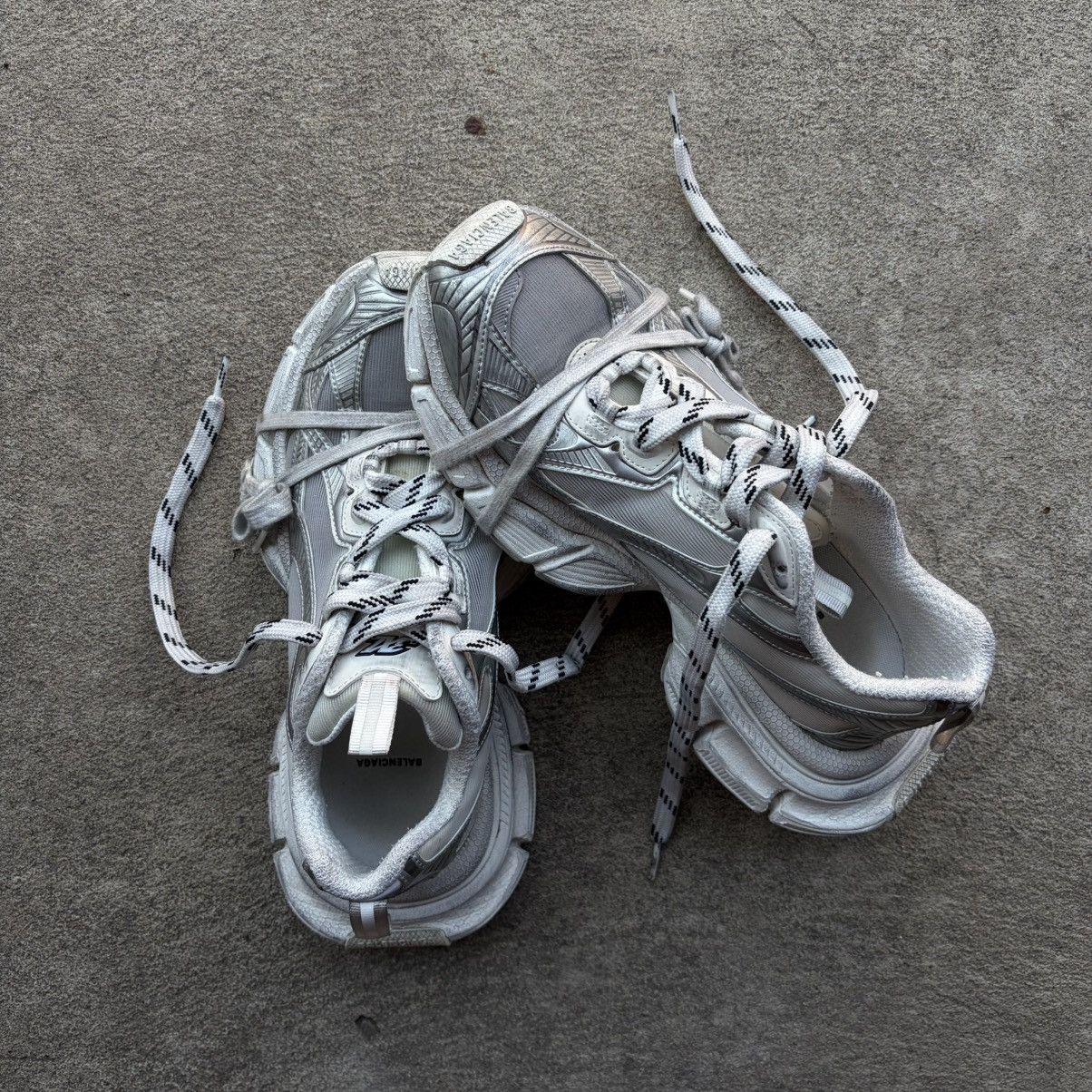 Balenciaga Balenciaga 3XL Sneaker White/Silver EU 41/US 8 Size US 8 / EU 41 - 1 Thumbnail