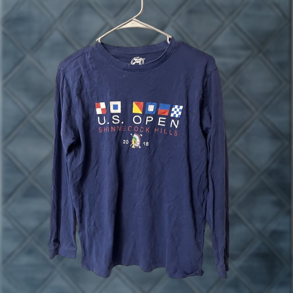 Vintage 2018 US Open Ahead Blue Long Sleeve T-Shirt S PGA Shinnecock Hills Mens Regular Size S Blue Golf Shirt Size US S / EU 44-46 / 1 - 1 Thumbnail