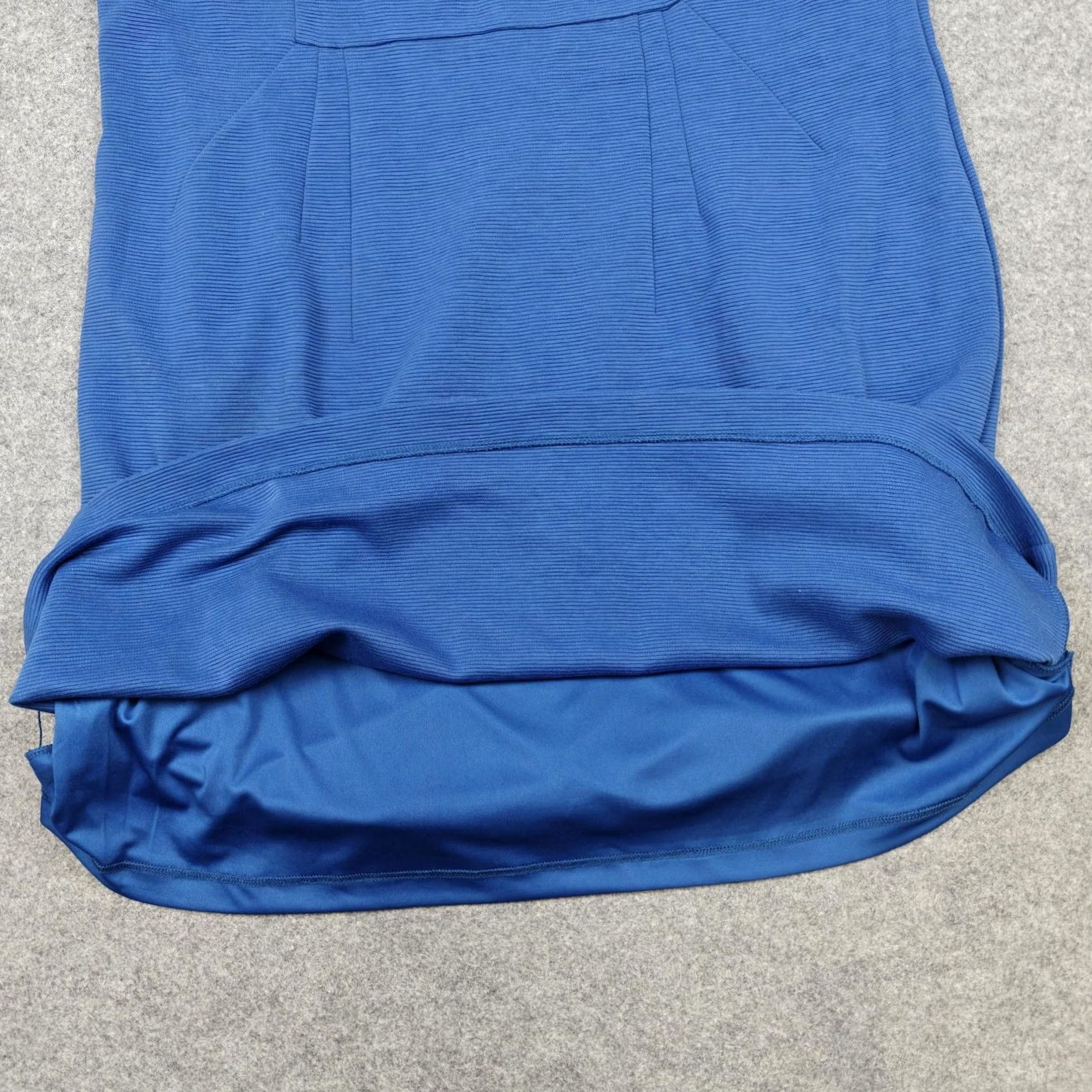 Boden Boden Dress Womens 16 Blue Collared Knit Sheath Short Sleeve Knee Length Work Dress Size 38" / US 16 / IT 52 - 2 Thumbnail