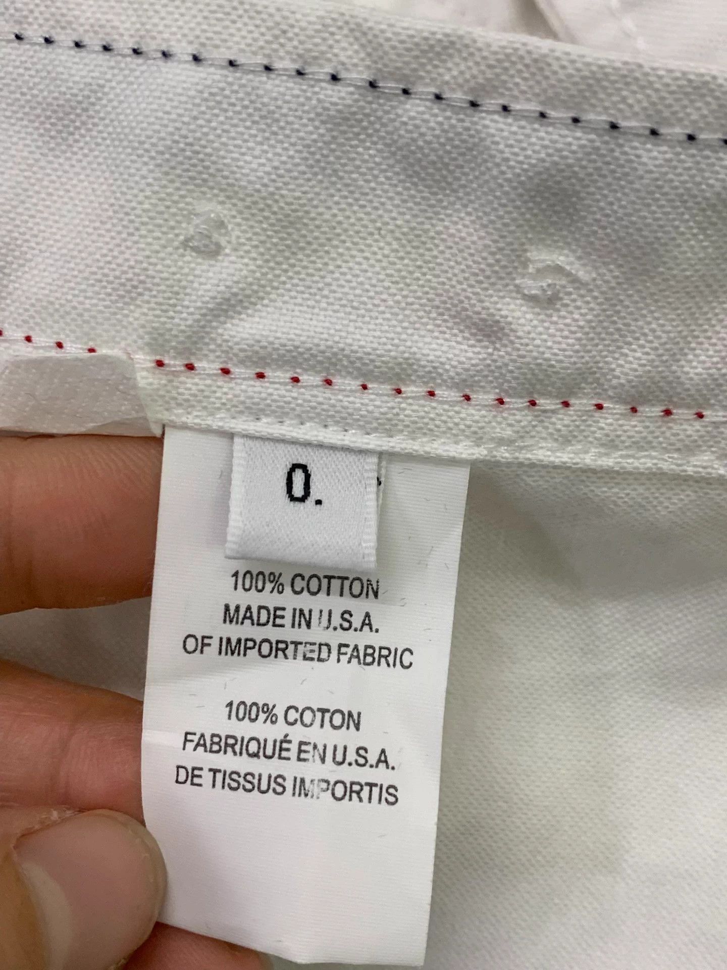 Thom Browne TB White Long Sleeve Shirt 0 New Size US XS / EU 42 / 0 - 5 Thumbnail
