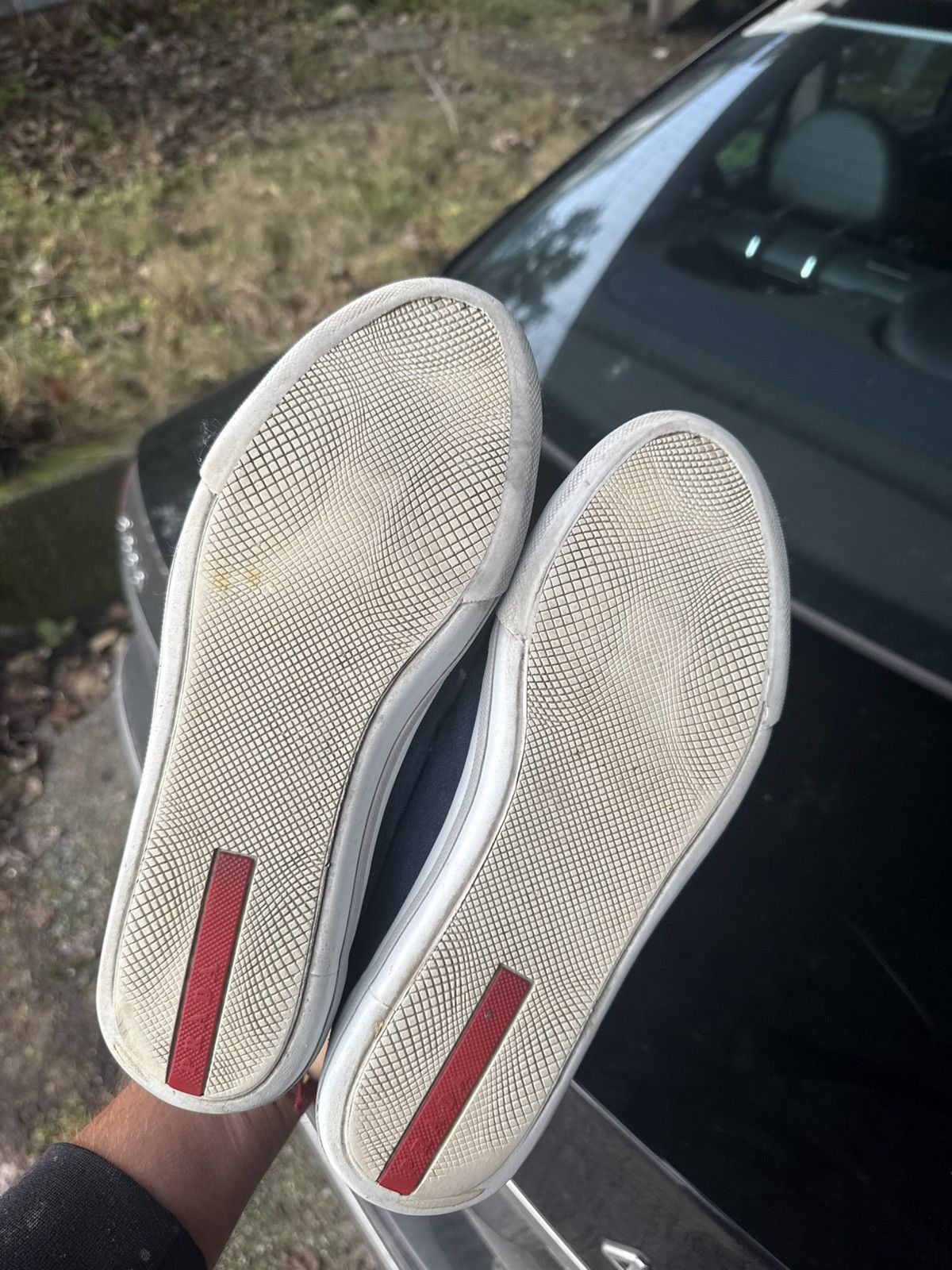 Prada PRADA original suede sneakers size 7 41 Size US 7 / EU 40 - 9 Thumbnail