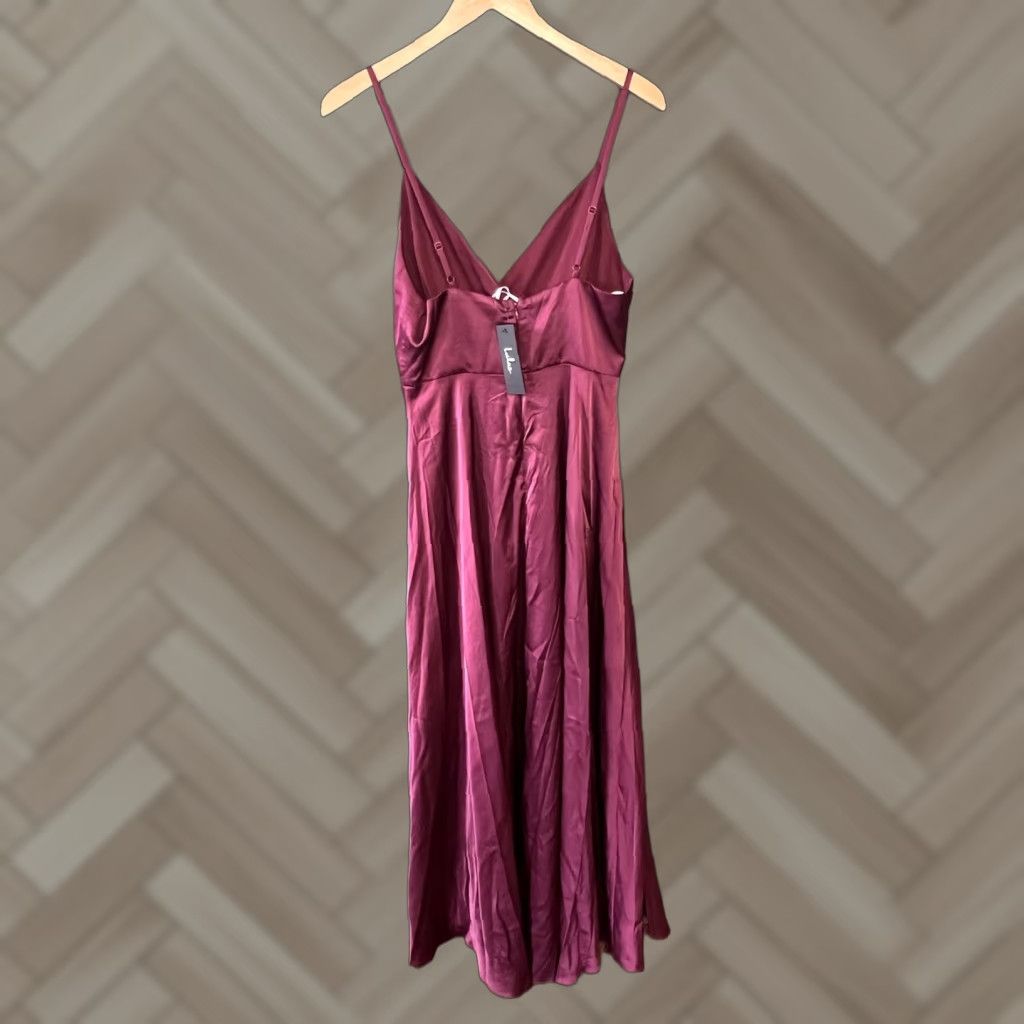 Lulus Lulus Womens Maroon Midi Slip Dress NWT Size Large User: Lulus Womens Maroon Midi Slip Dress NWT Size Large Size M / US 6-8 / IT 42-44 - 1 Thumbnail