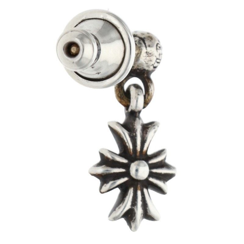 Chrome Hearts Chrome Hearts TNY ECH Plus Drop Silver Earring Size ONE SIZE - 2 Thumbnail