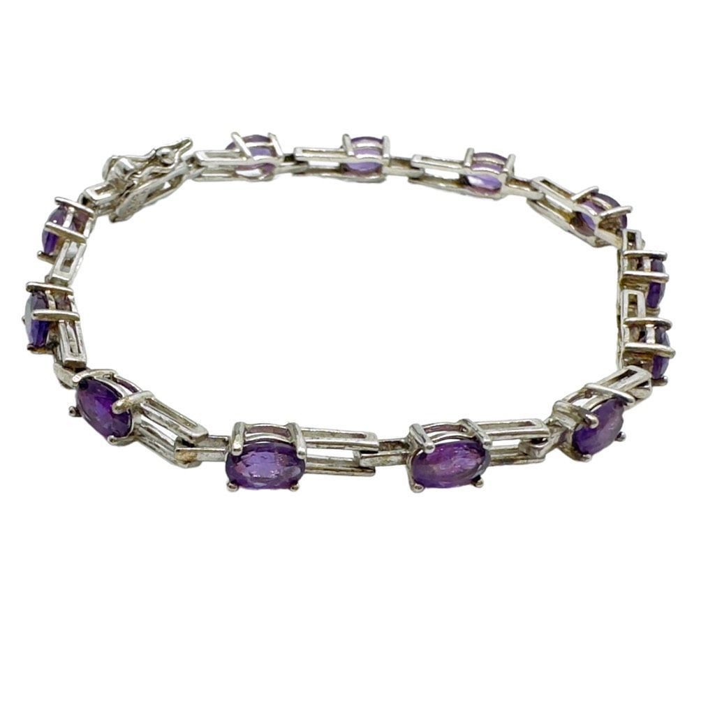 Other ROSS-SIMMONS .925 STERLING SILVER & Prong Set Genuine AMETHY Size ONE SIZE - 1 Thumbnail