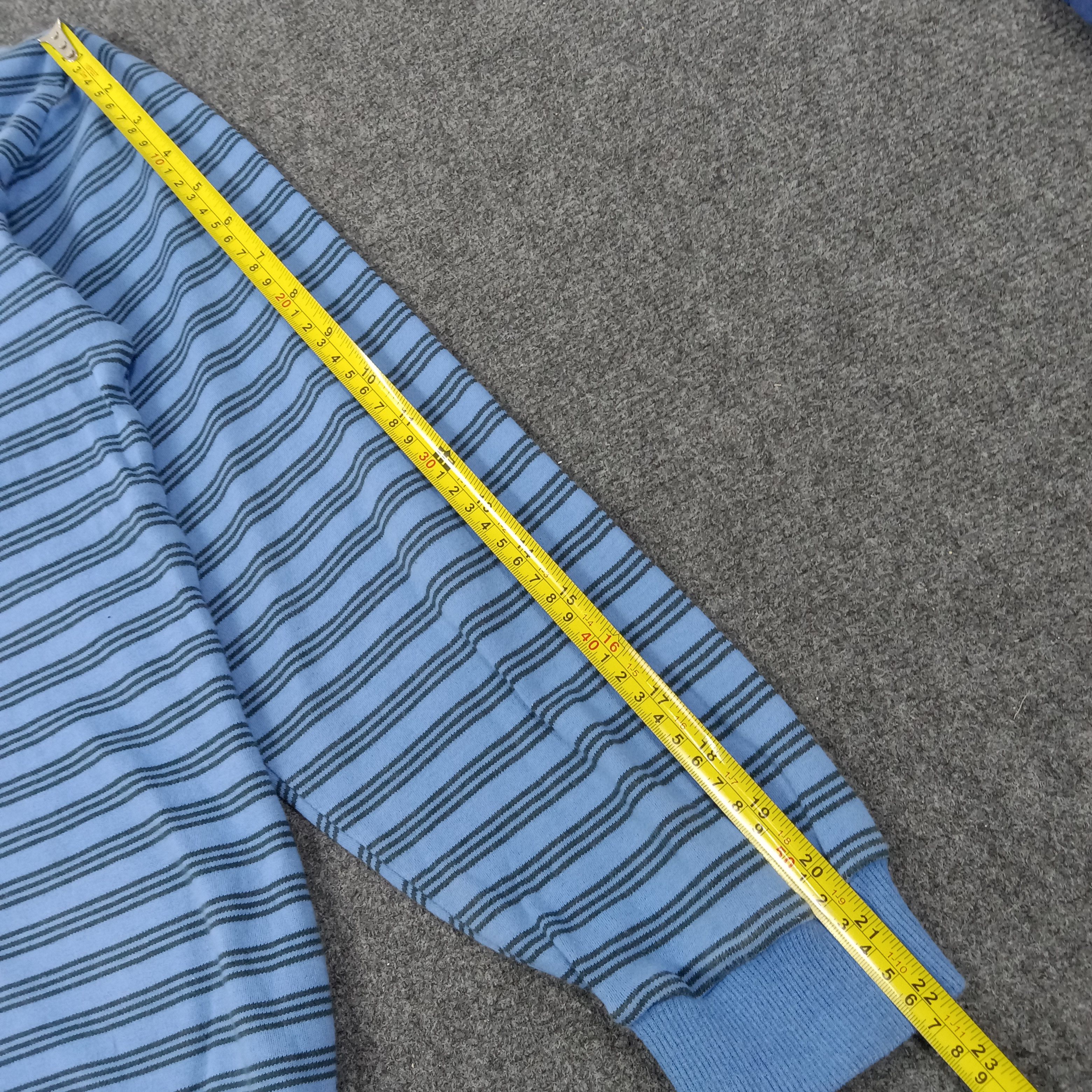 Christian Dior Monsieur × Vintage Christian Dior Stripes Button Designer Stripes Sweatshirt Size US M / EU 48-50 / 2 - 6 Thumbnail