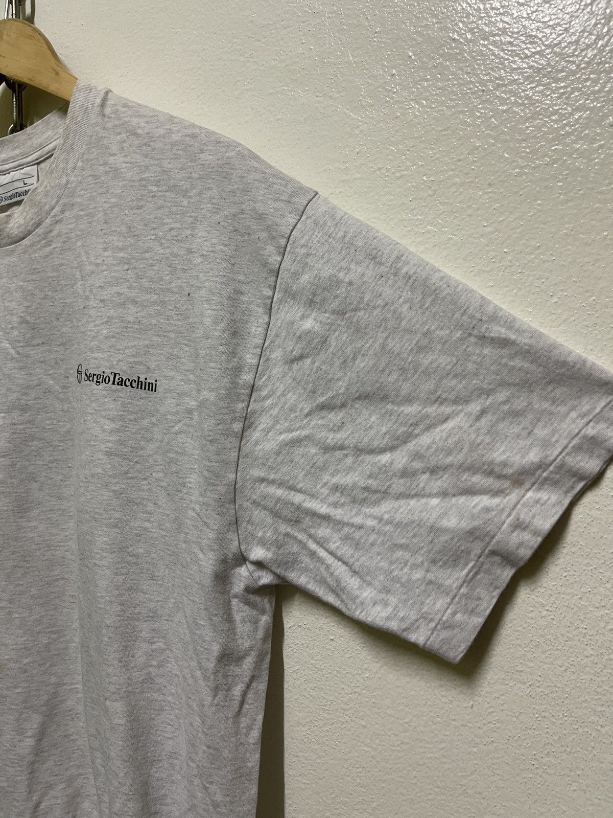 Sergio Tacchini × Vintage Sergio Tacchini Printed T Shirt Size US L / EU 52-54 / 3 - 5 Thumbnail