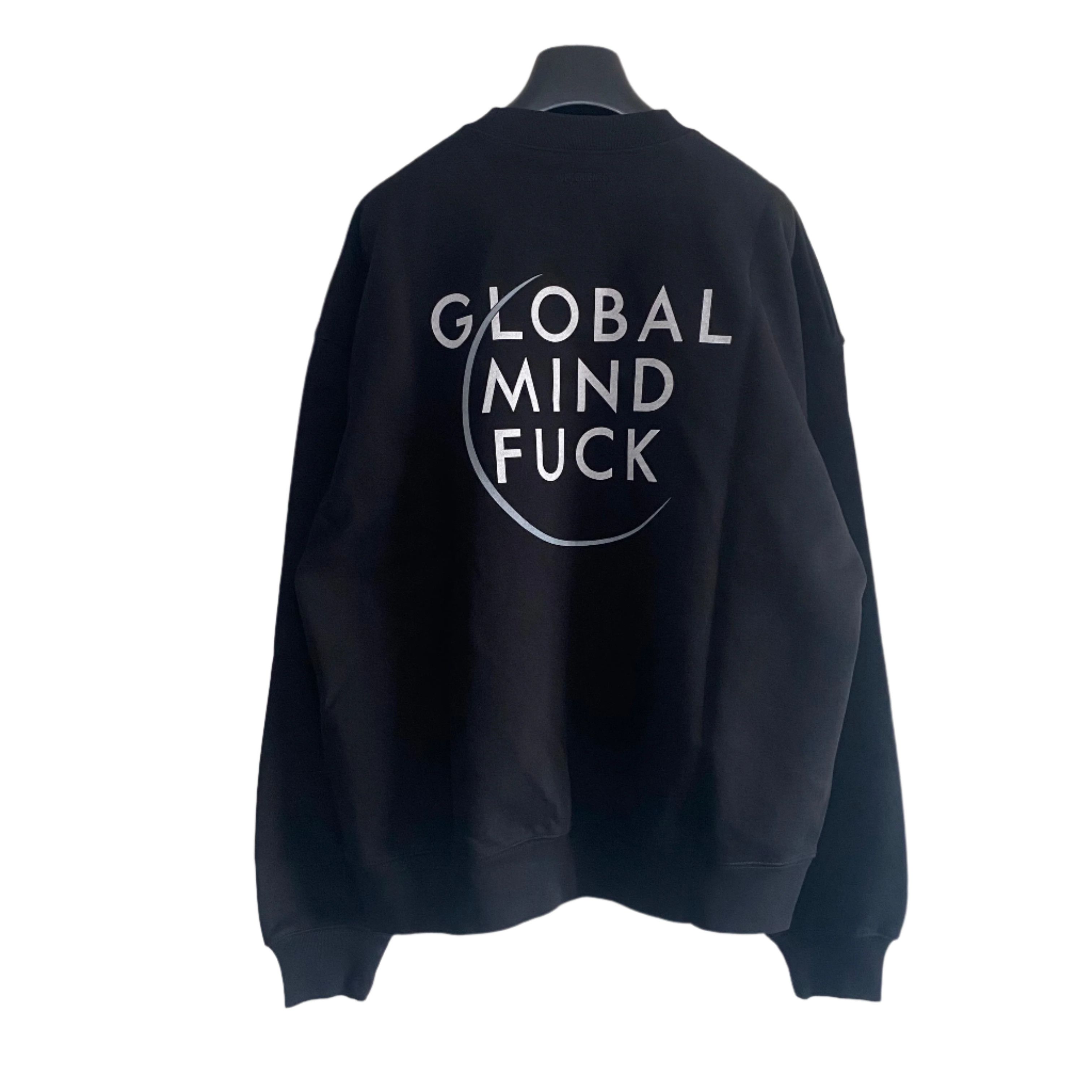 Givenchy Black Oversized Global Mind Fuck Sweatshirt Size US M / EU 48-50 / 2 - 10 Thumbnail
