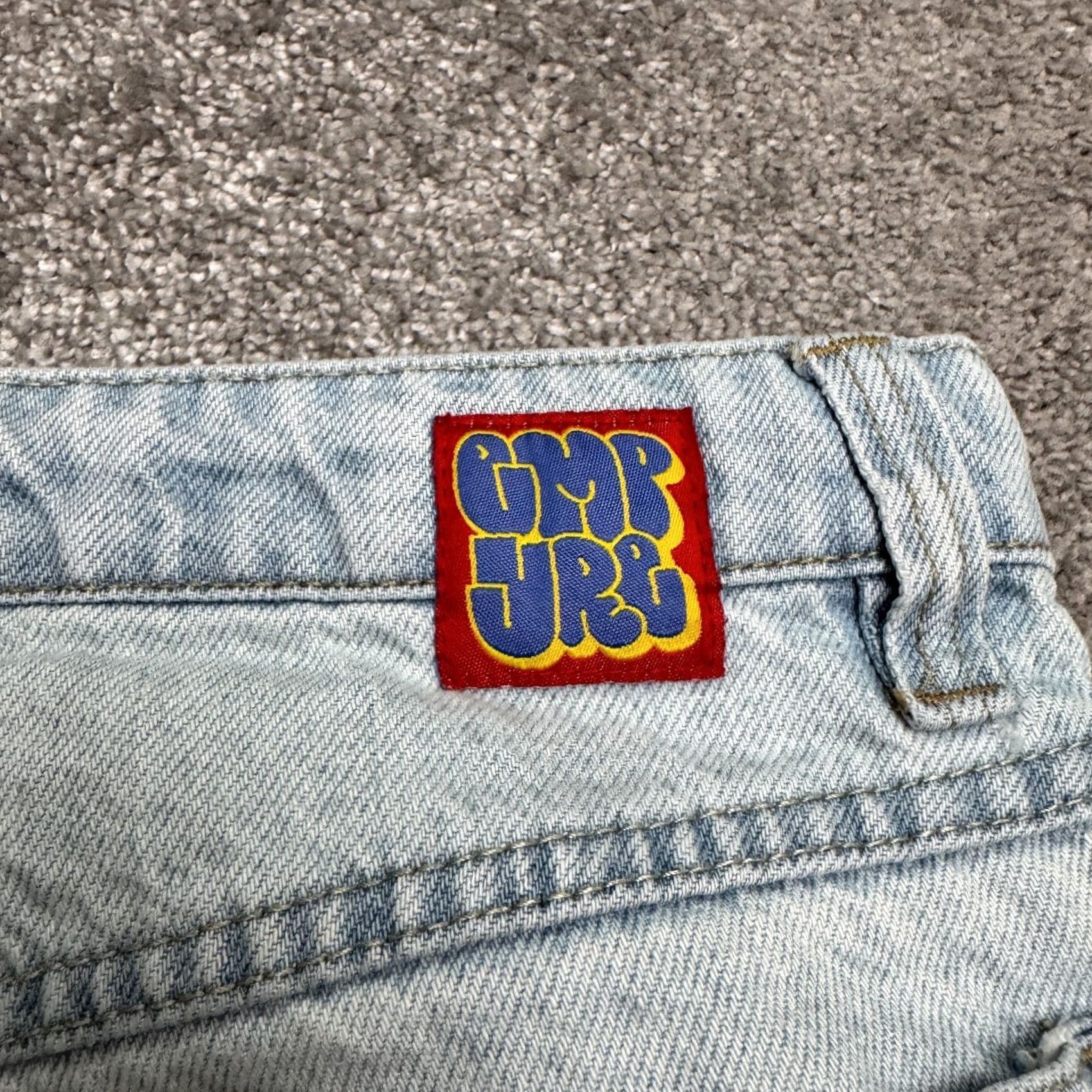 Empyre VINTAGE Empyre Jeans 90s City Streetwear 25 Light Blue Denim High Rise 5-Pocket Womens Size 42" / US 20 - 6 Thumbnail