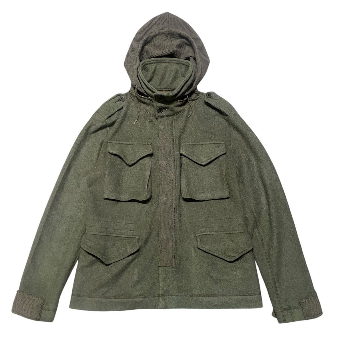 CABANE de ZUCCa AW2008 Cabane De Zucca M65 Wool Military Jacket Size US M / EU 48-50 / 2 - 2 Thumbnail