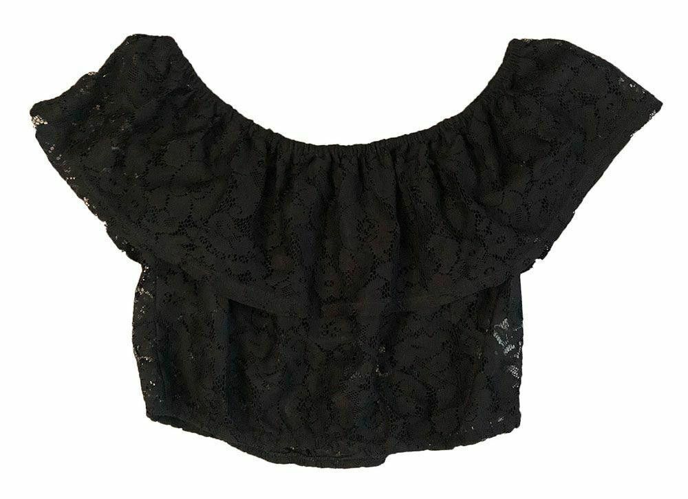 Designer Pre Owned Black Hand Made Blouse M Size M / US 6-8 / IT 42-44 - 1 Thumbnail