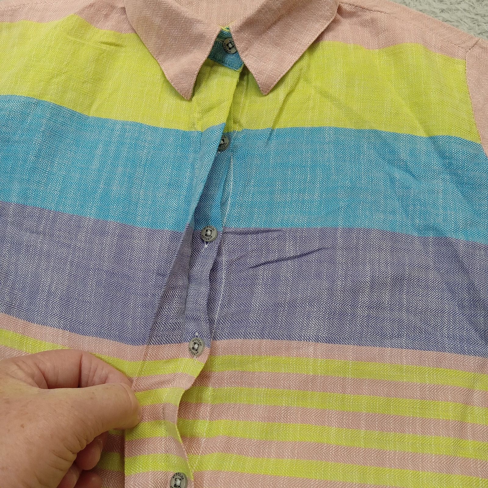 & Other Stories My POLO x Shirt Dress M Long Sleeve Stripe Cotton Size M / US 6-8 / IT 42-44 - 5 Thumbnail
