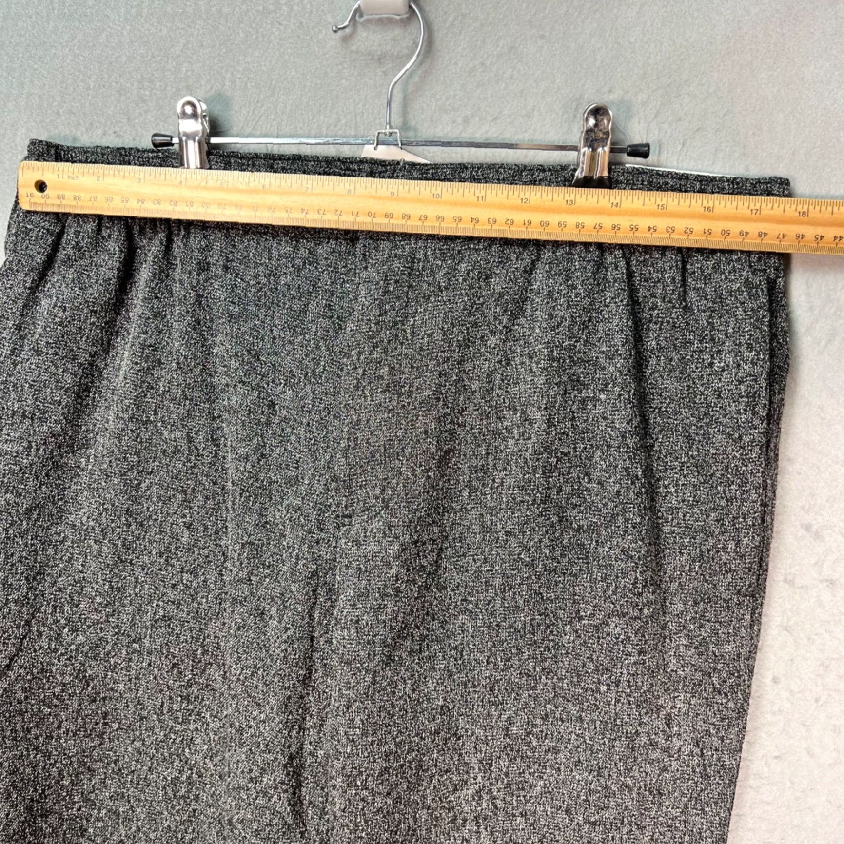 H&M H&M Mens Size Large Charcoal Gray Relaxed Fit Tweed Elastic Waist Chino Pants Size 36" / US 14 / IT 50 - 6 Thumbnail