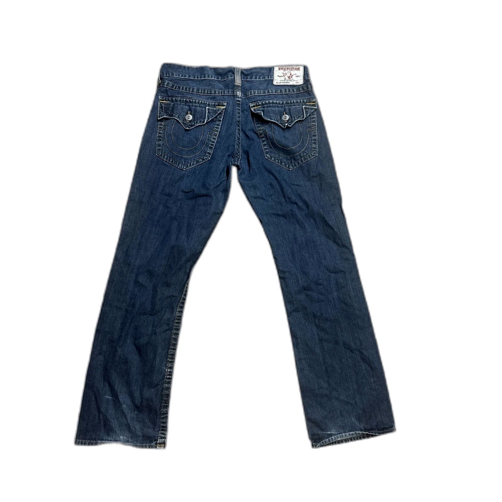 True Religion True Religion Black Denim Straight Jeans Size 36 Size US 36 / EU 52 - 3 Thumbnail