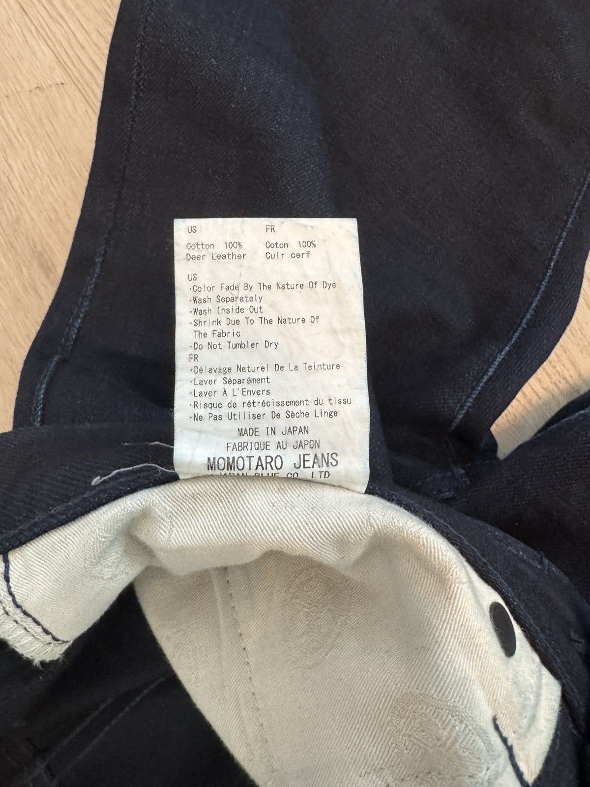 Momotaro Jeans Momotaro 03061B-SP indigo/black Size US 31 - 7 Thumbnail