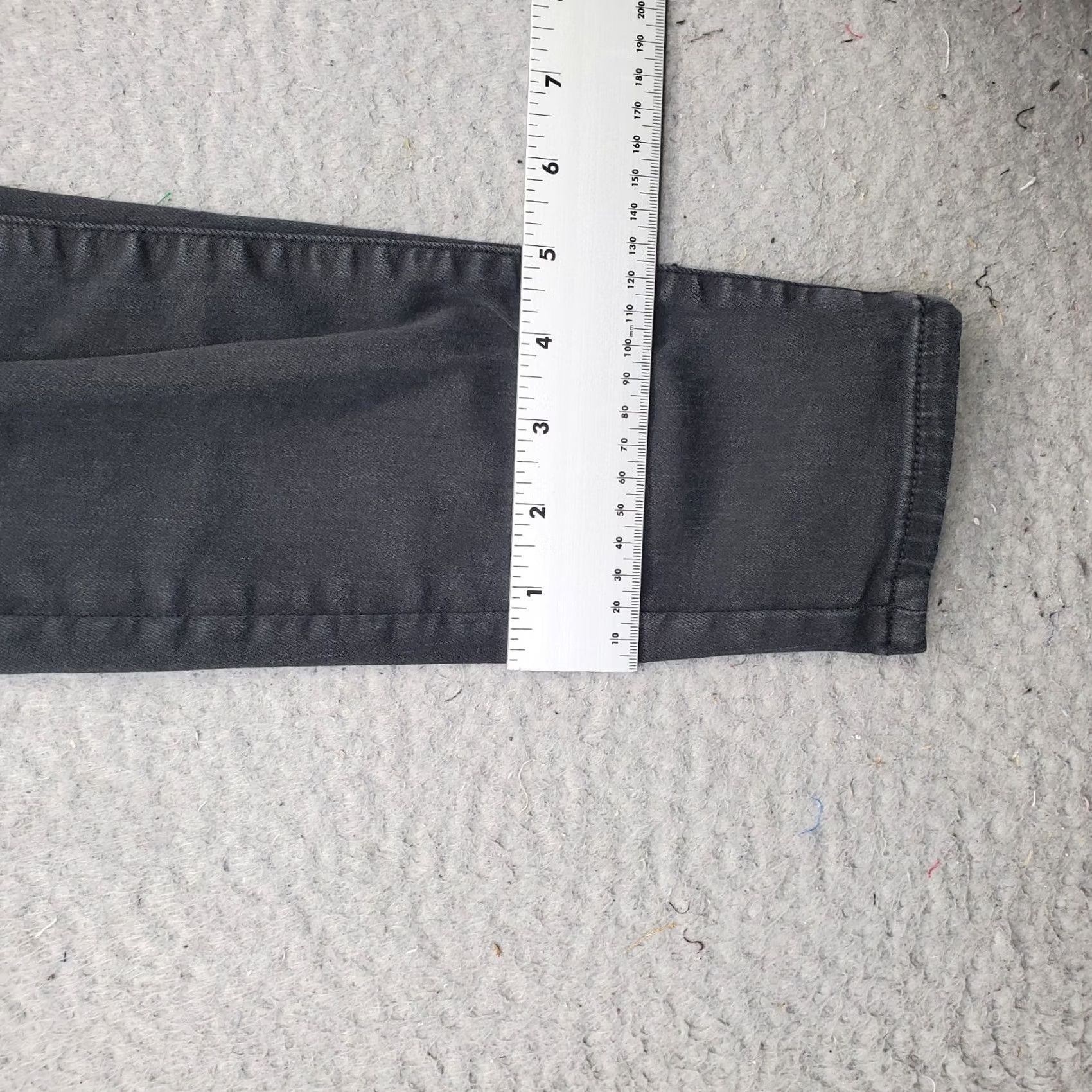 American Eagle Outfitters American Eagle Outfitters Jeans Womens 6 Skinny Black Denim Distressed Next Level Stretch Size 28" / US 6 / IT 42 - 5 Thumbnail