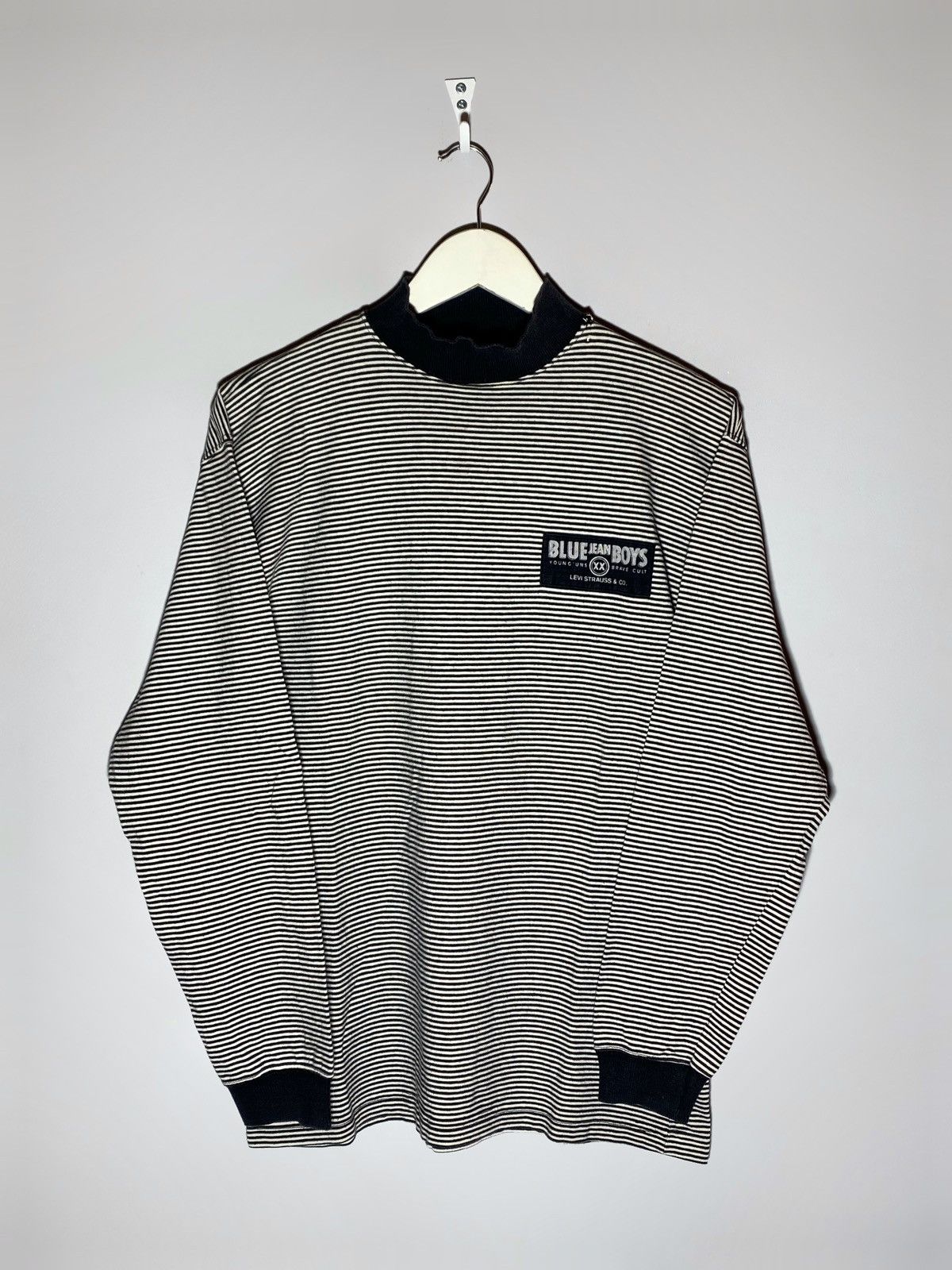 Levi's Vintage 80s 90s Levi’s Striped Long Sleeve T-shirt Size US M / EU 48-50 / 2 - 1 Thumbnail