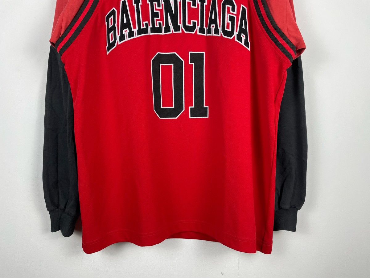 Balenciaga Balenciaga SS25 Layered Jersey Long-Sleeves Size US L / EU 52-54 / 3 - 8 Thumbnail