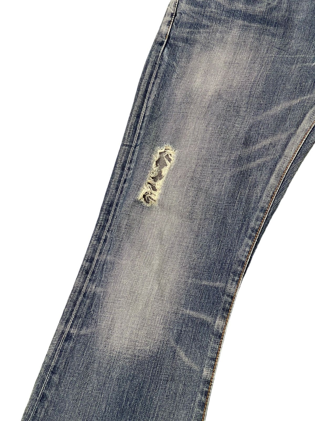 Edwin Flare Jeans Edwin Japan Distress Low Rise Boot Cut 6🟦3 Size US 29 - 6 Thumbnail
