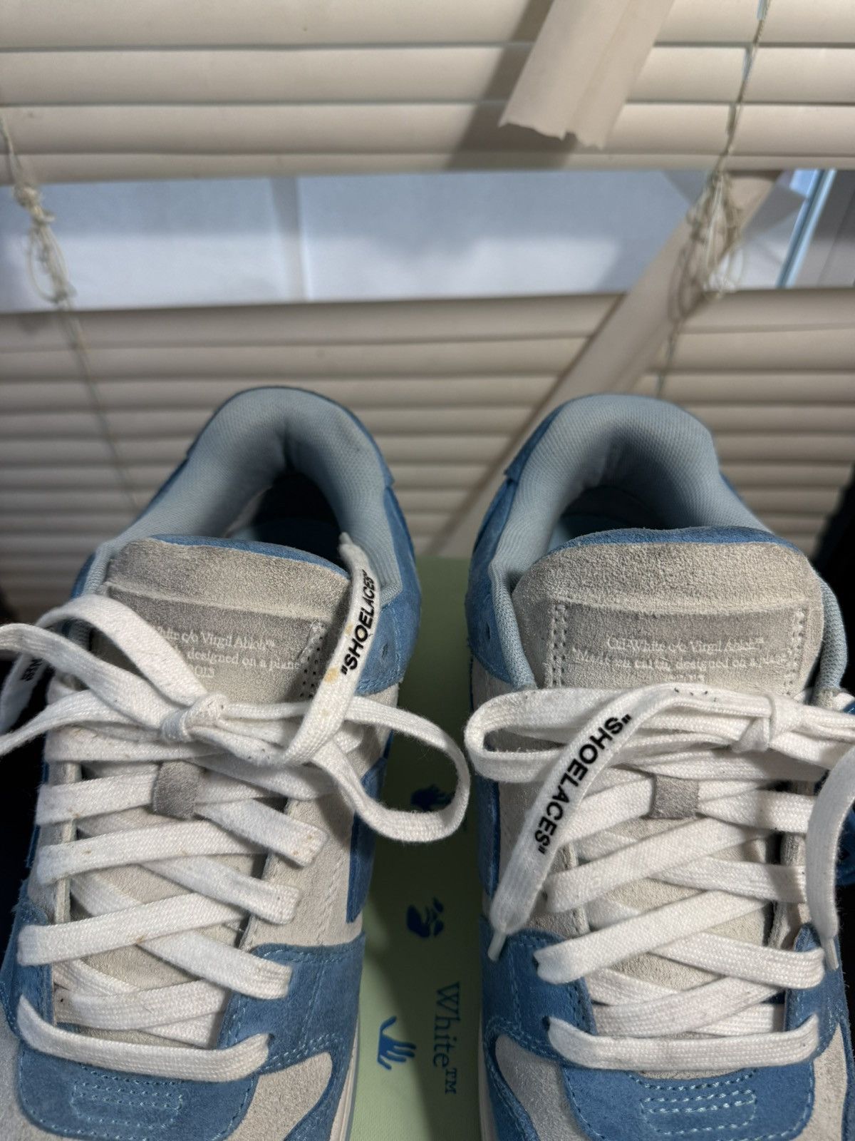 Off-White Out of Office Light Blue Size 40/ 7 US