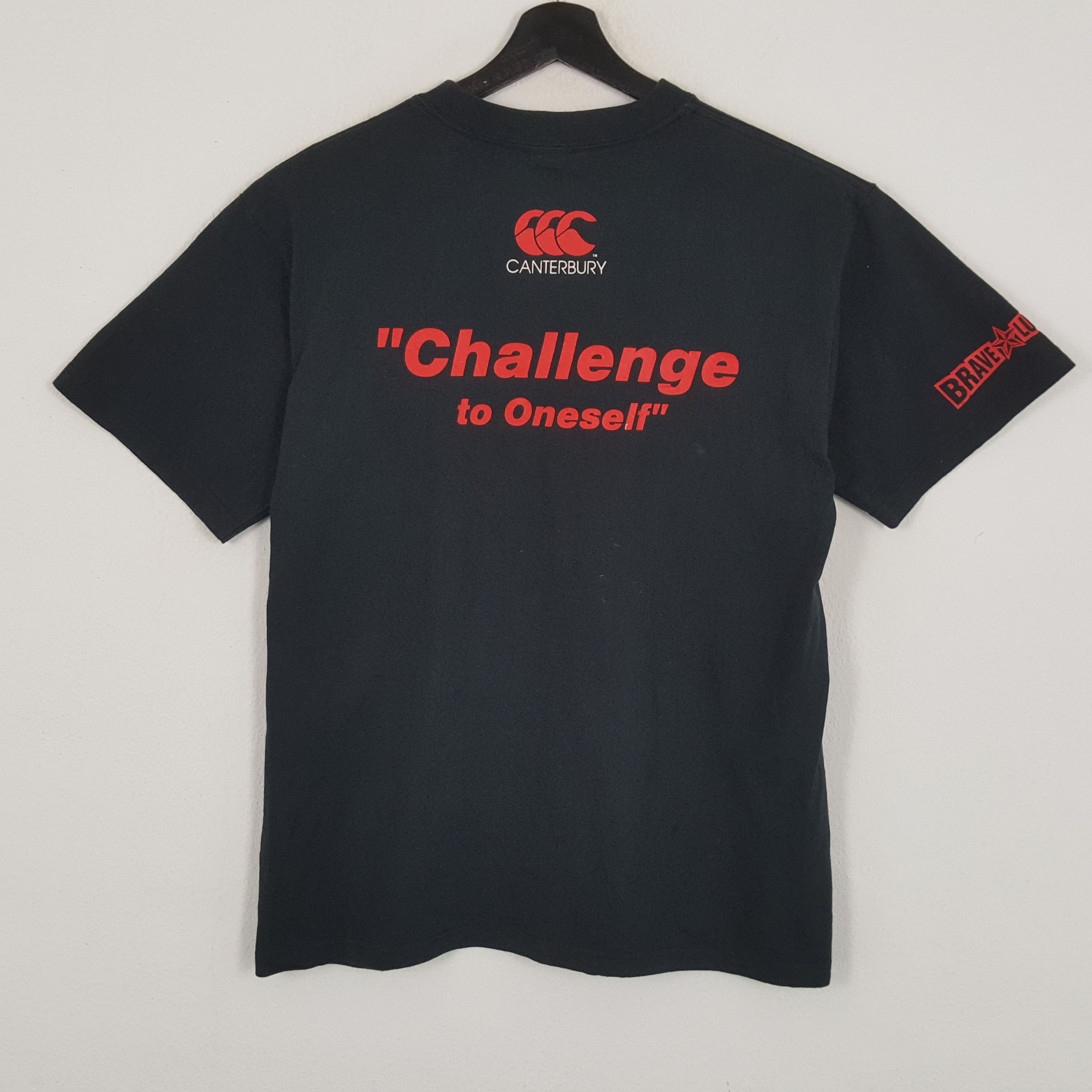 Canterbury of New Zealand × Vintage BRAVE LUPUS Canterbury Logo Design Tshirt Size US M / EU 48-50 / 2 - 3 Thumbnail