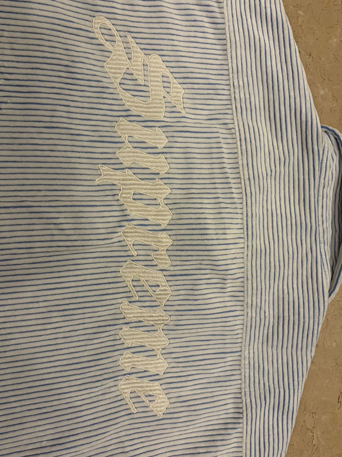 Supreme Supreme two tone corduroy shirt white and blue Size US L / EU 52-54 / 3 - 8 Thumbnail