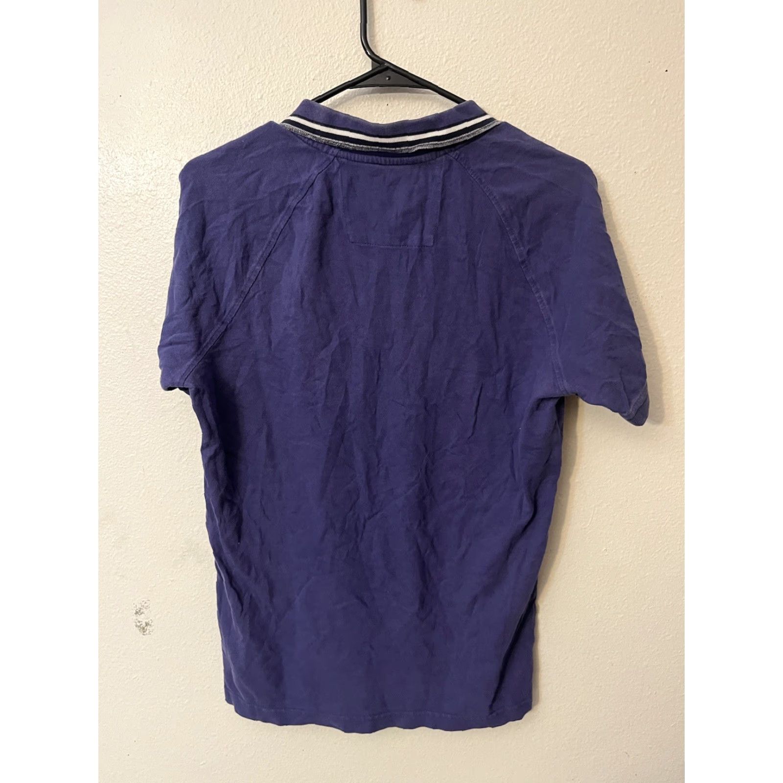 Banana Republic VINTAGE Banana Republic Men's Polo Shirt Size Medium Slim Fit Cotton Short Sleeve Purple Solid 2000s Size US M / EU 48-50 / 2 - 3 Thumbnail