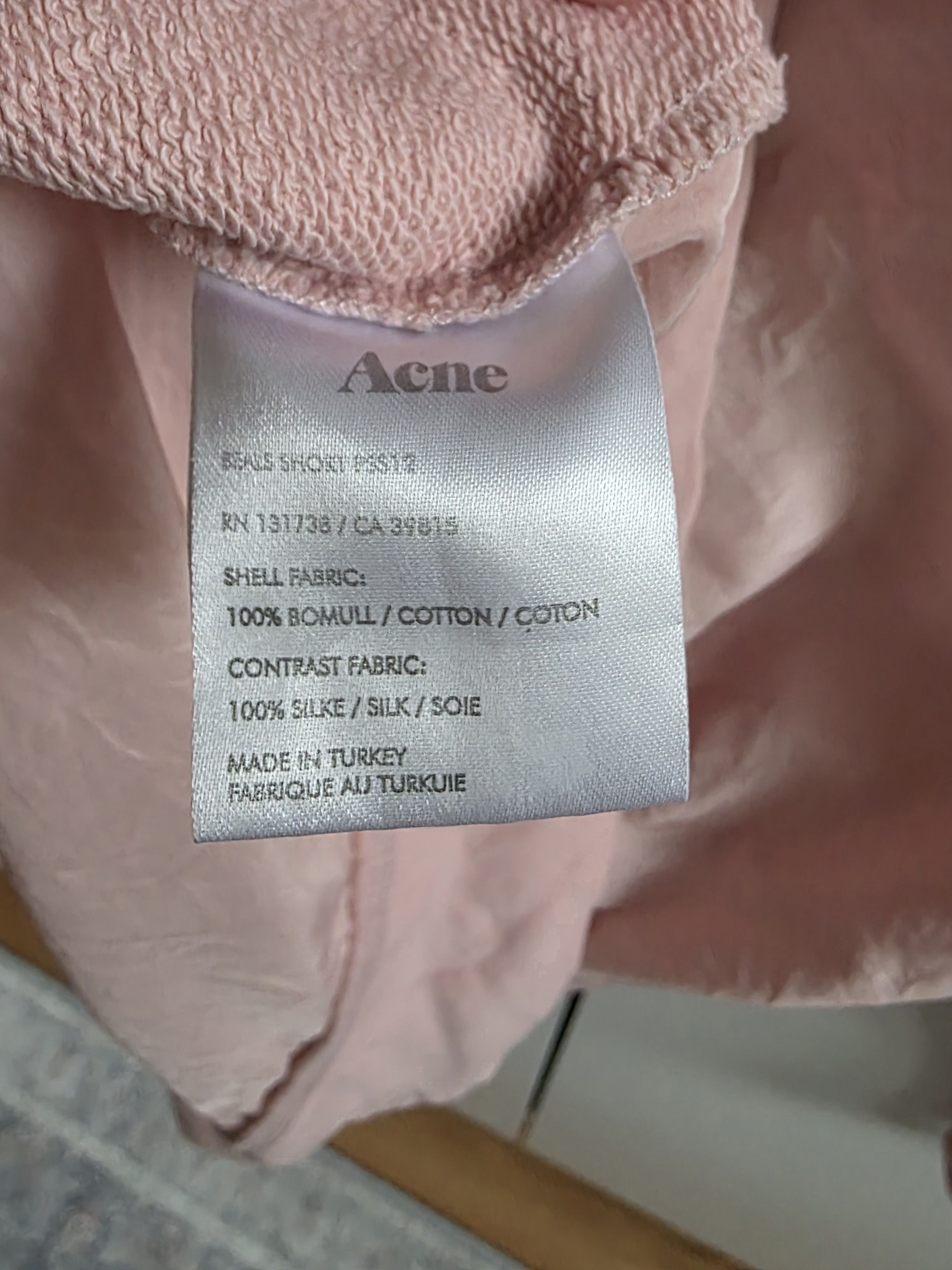 Acne Studios Acne Studios women's cropped S pink sweatshirt Size S / US 4 / IT 40 - 8 Thumbnail
