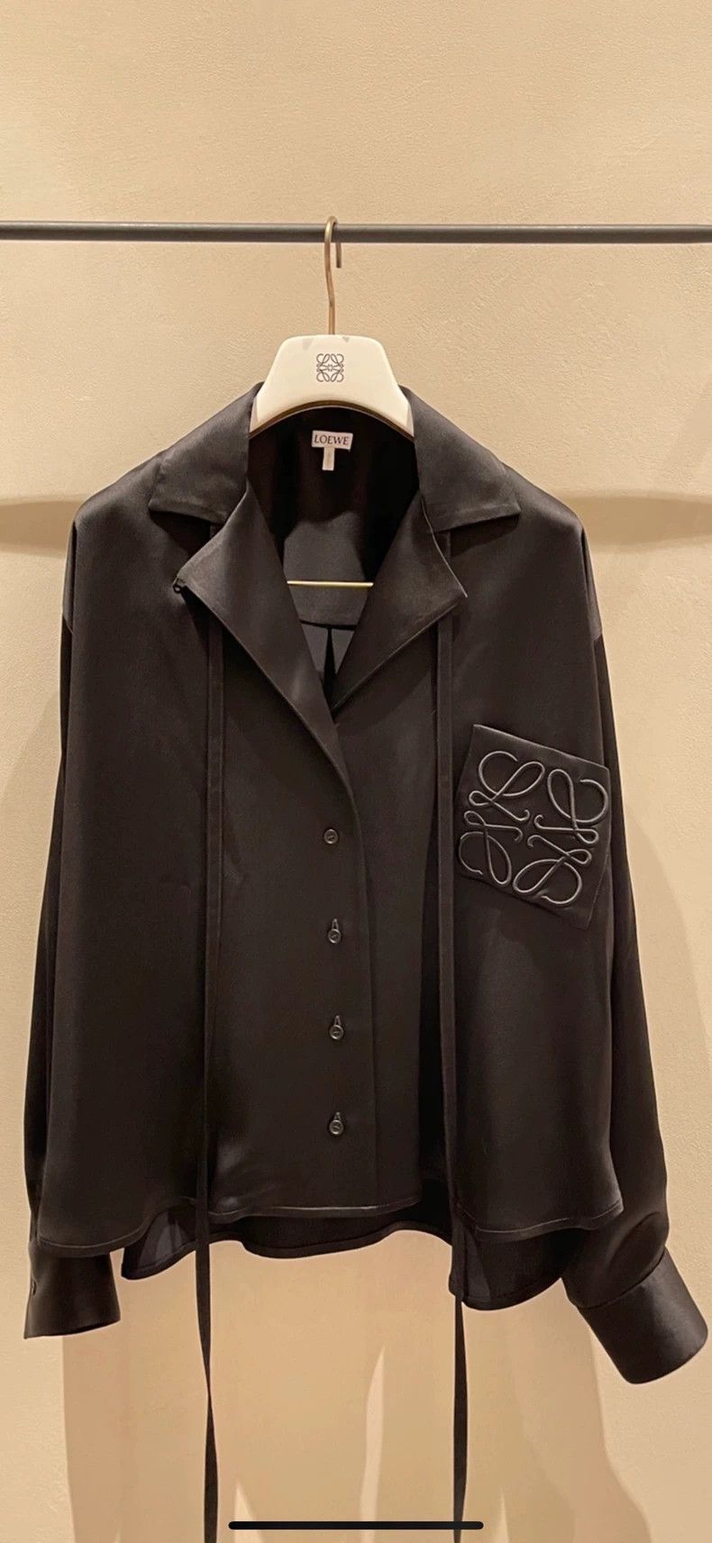 Loewe Loewe size 34 Shirt jacket, classic black model Size S / US 4 / IT 40 - 1 Thumbnail